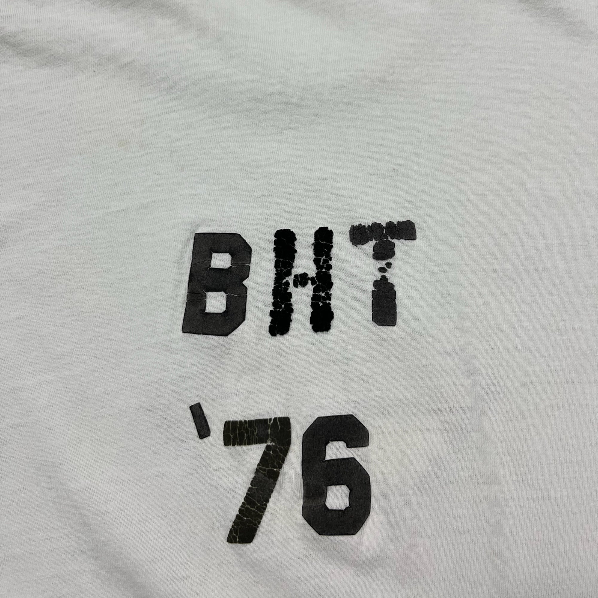 ‘70s Distressed ‘Beer X-ing’ T-Shirt - White - M/L