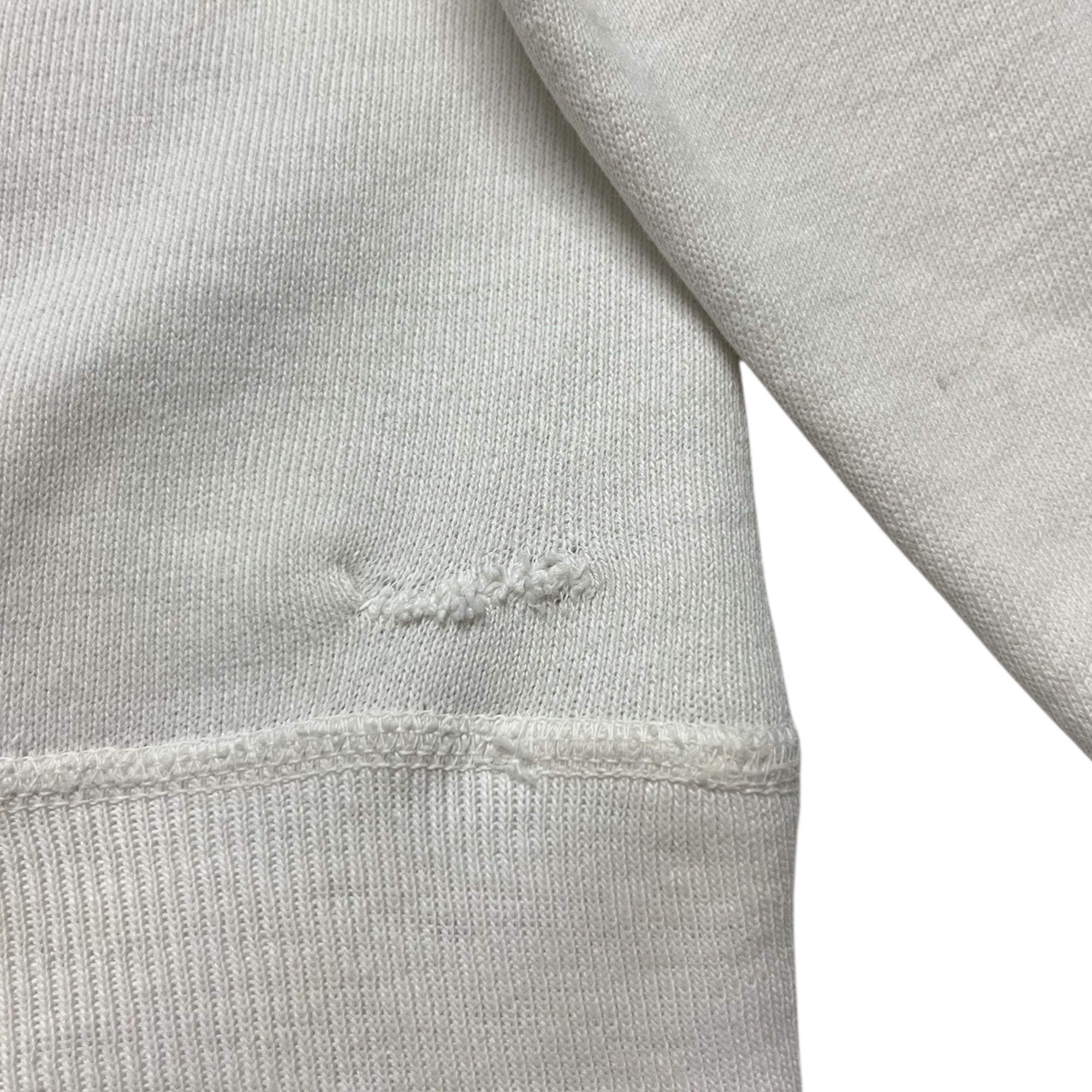 1950/60s ‘Bladensburg Blades’ 1/4 Zip Sweatshirt - White - M/L