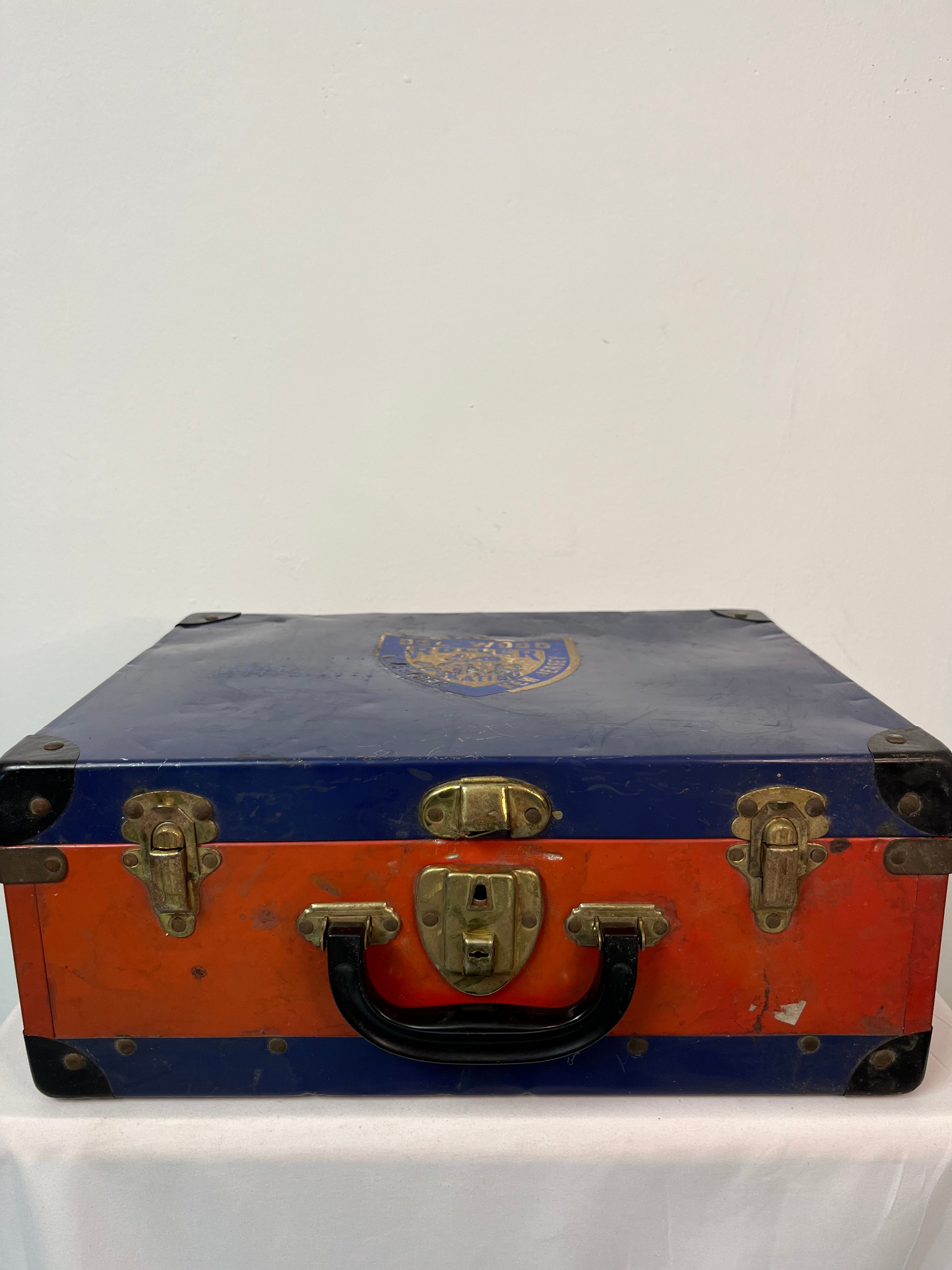 1950s Ocean City New Jersey Roller Derby Skates Case
