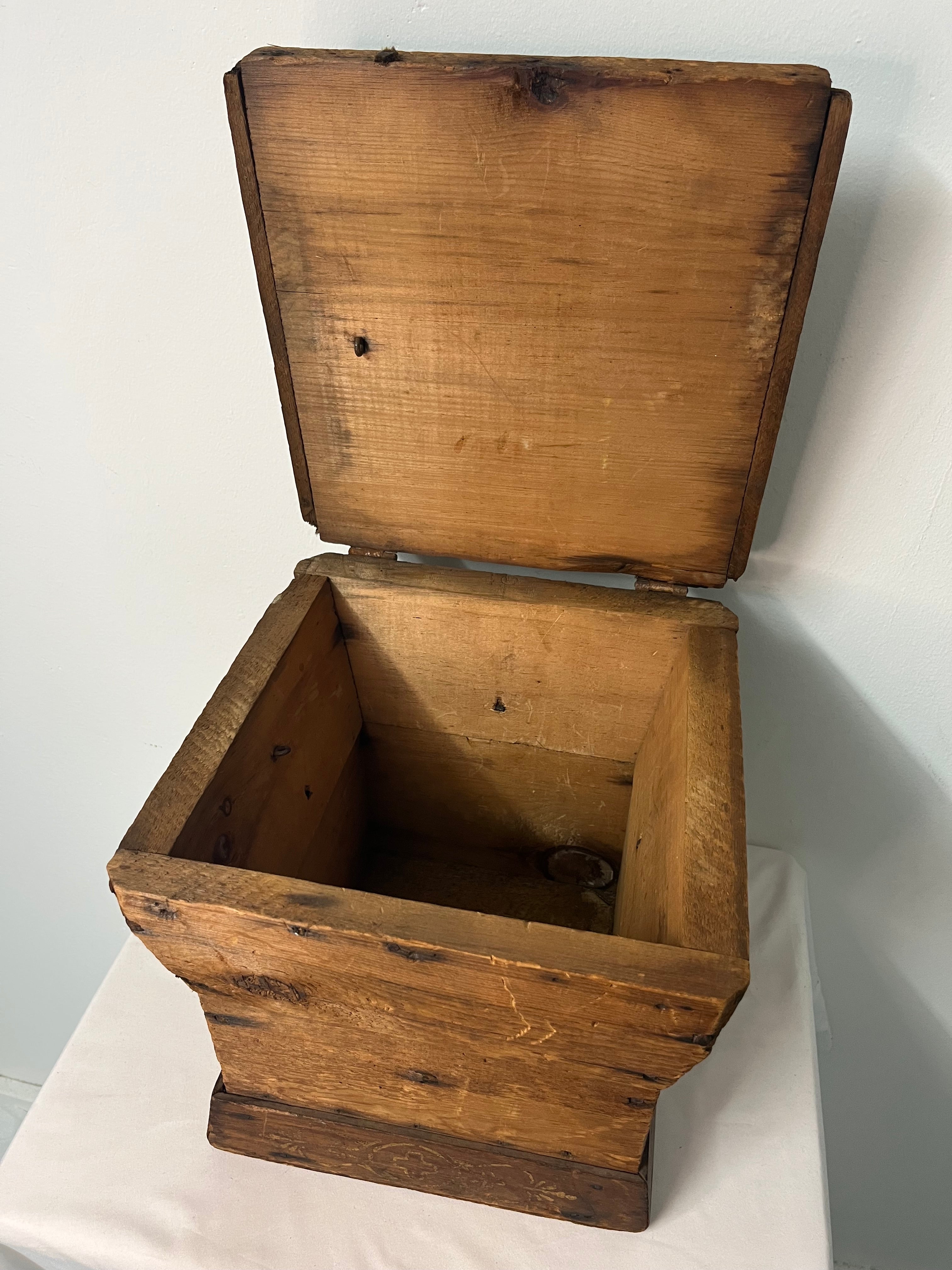 1800s Church Offerings/Confession Box From Providence, RI
