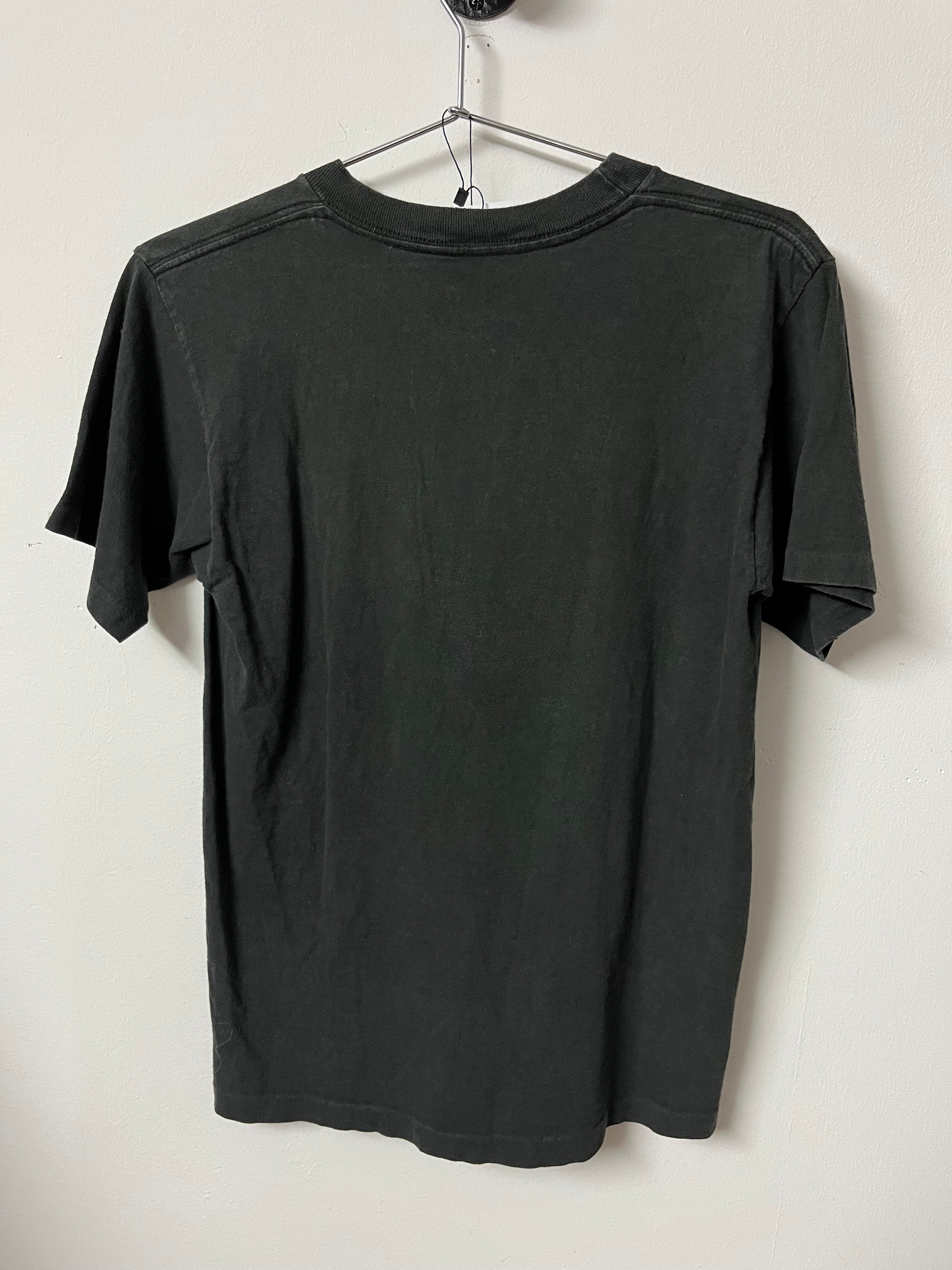 ‘90s ‘Who Would Jesus Bomb’ T-Shirt - Faded Black - S