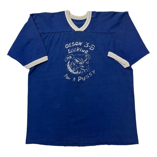 60s/70s 'Looking for a Pussy' Cotton Football Shirt - Team