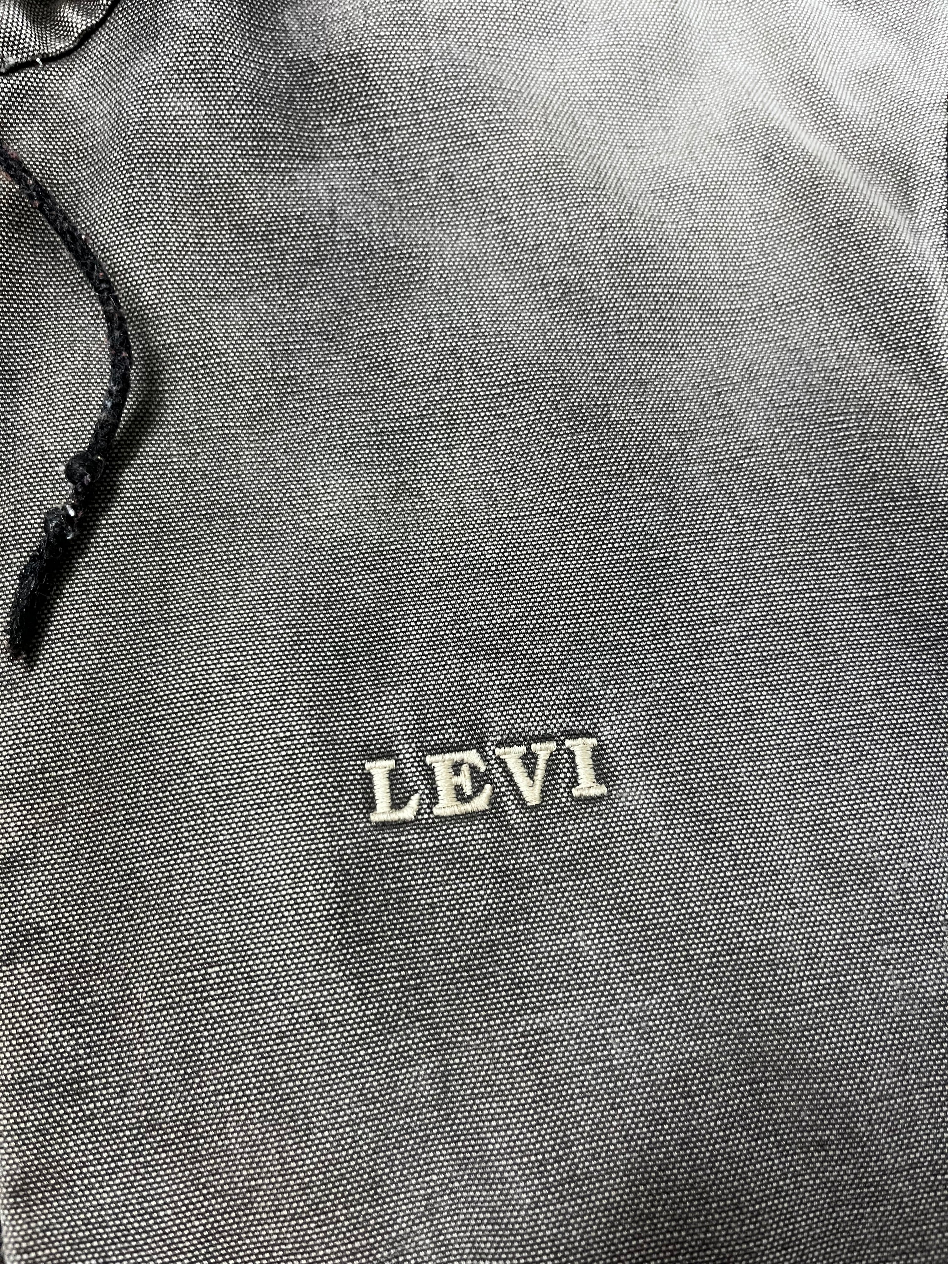 1990s Distressed & Faded Carhartt Harley-Davidson ‘Levi’ Active Jacket - Faded Black/Charcoal - L/LT/XL