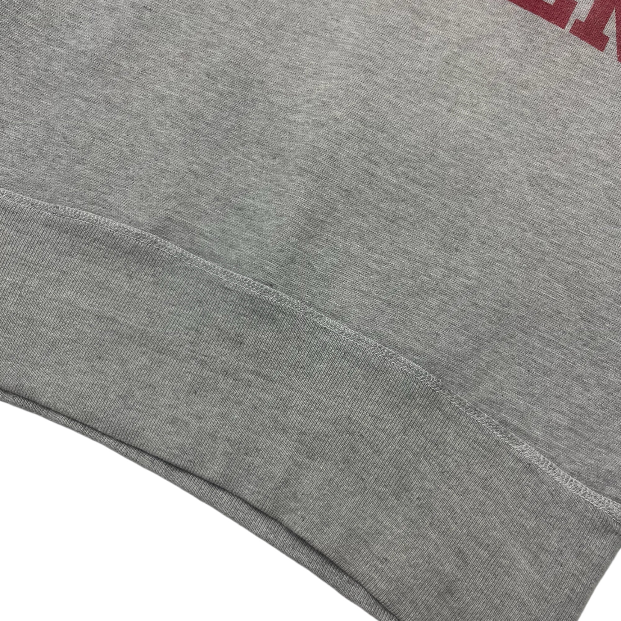 1950s/60s ‘Pioneer Women’ Shortsleeved Crewneck Sweatshirt - Heather Grey/Crimson - M