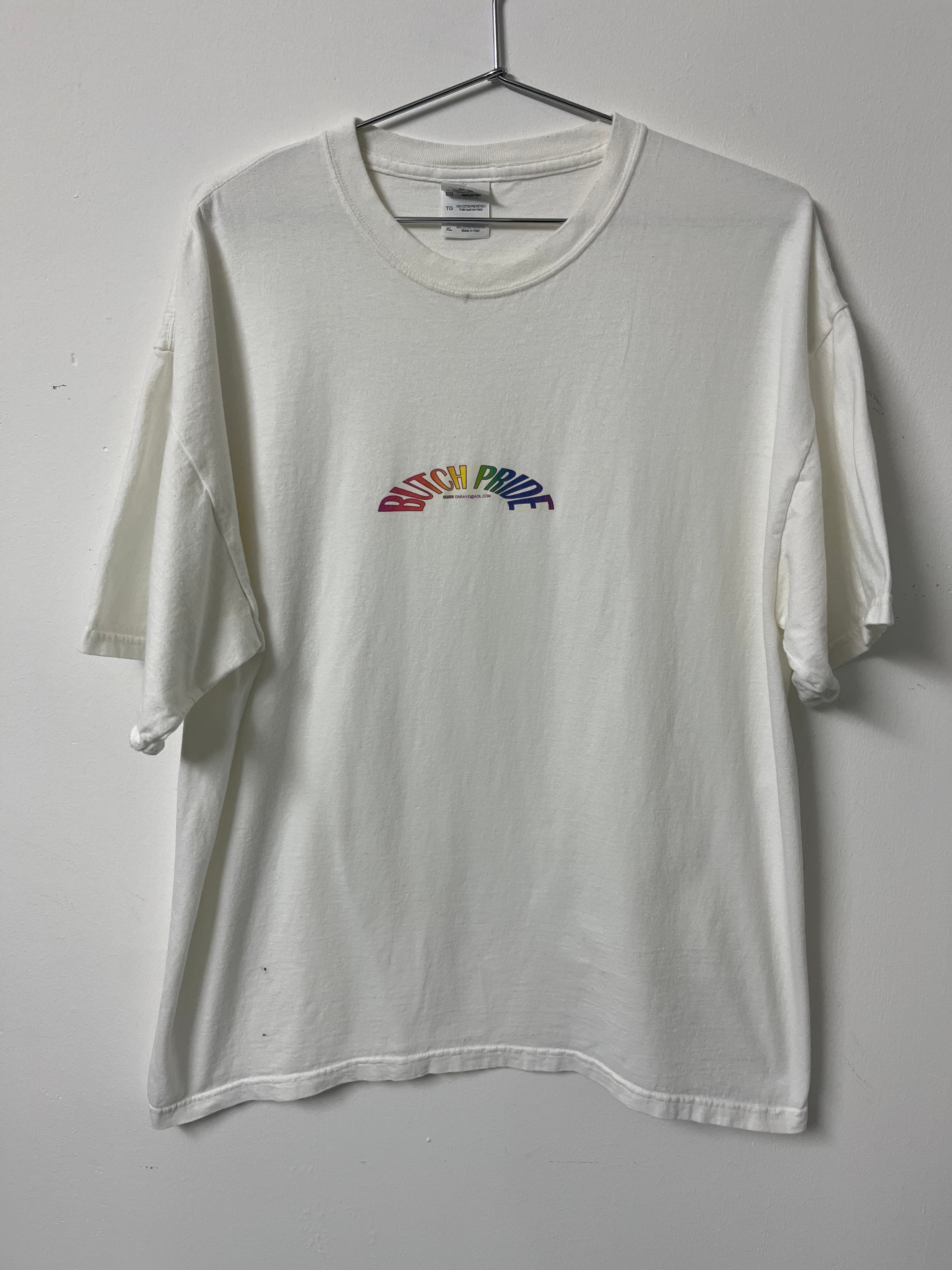 ‘05 Butch Pride T-Shirt - White - L/XL