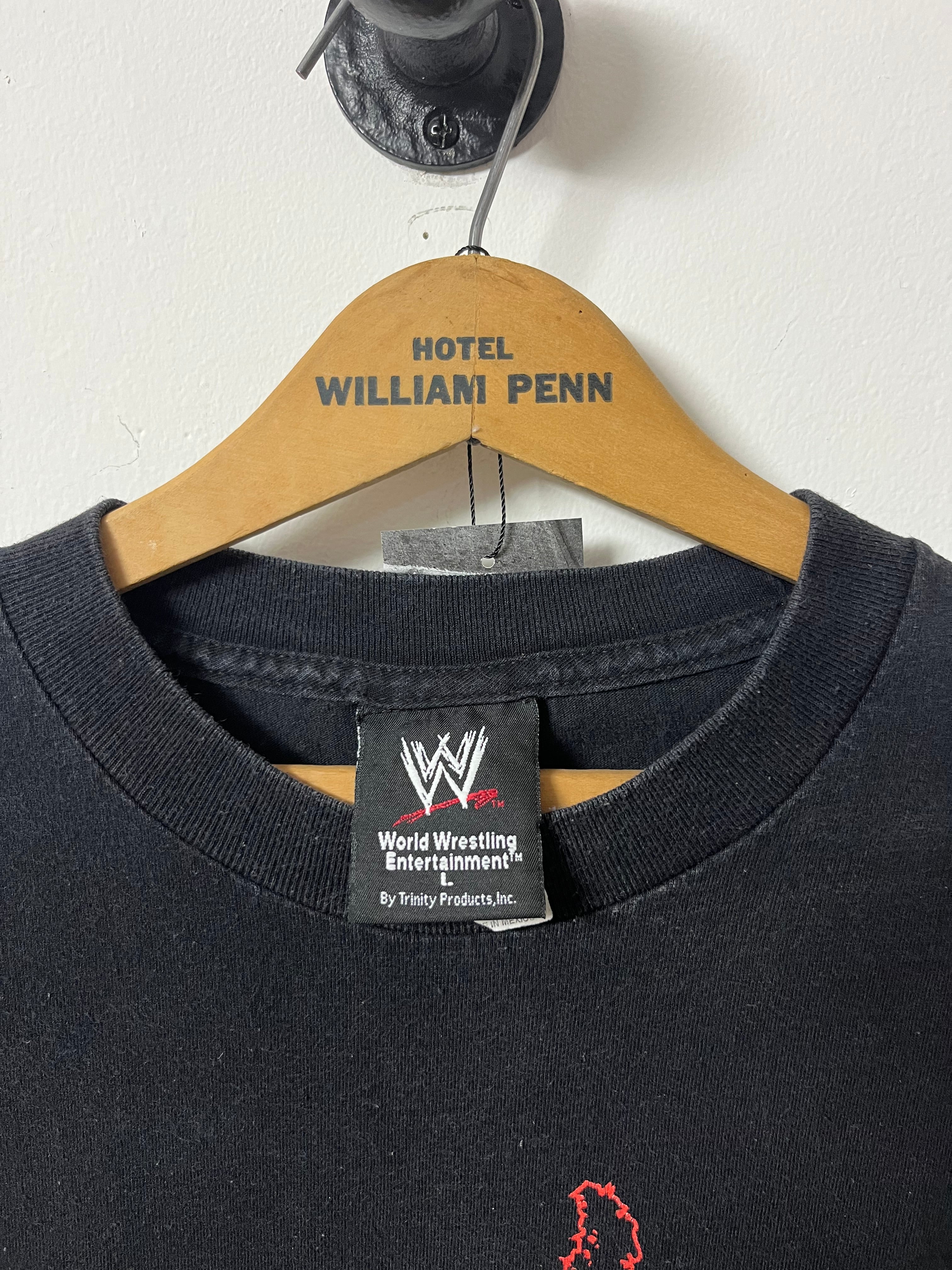 2005 WWE Chris Benoit T-Shirt - Black/Faded Black - L/XL
