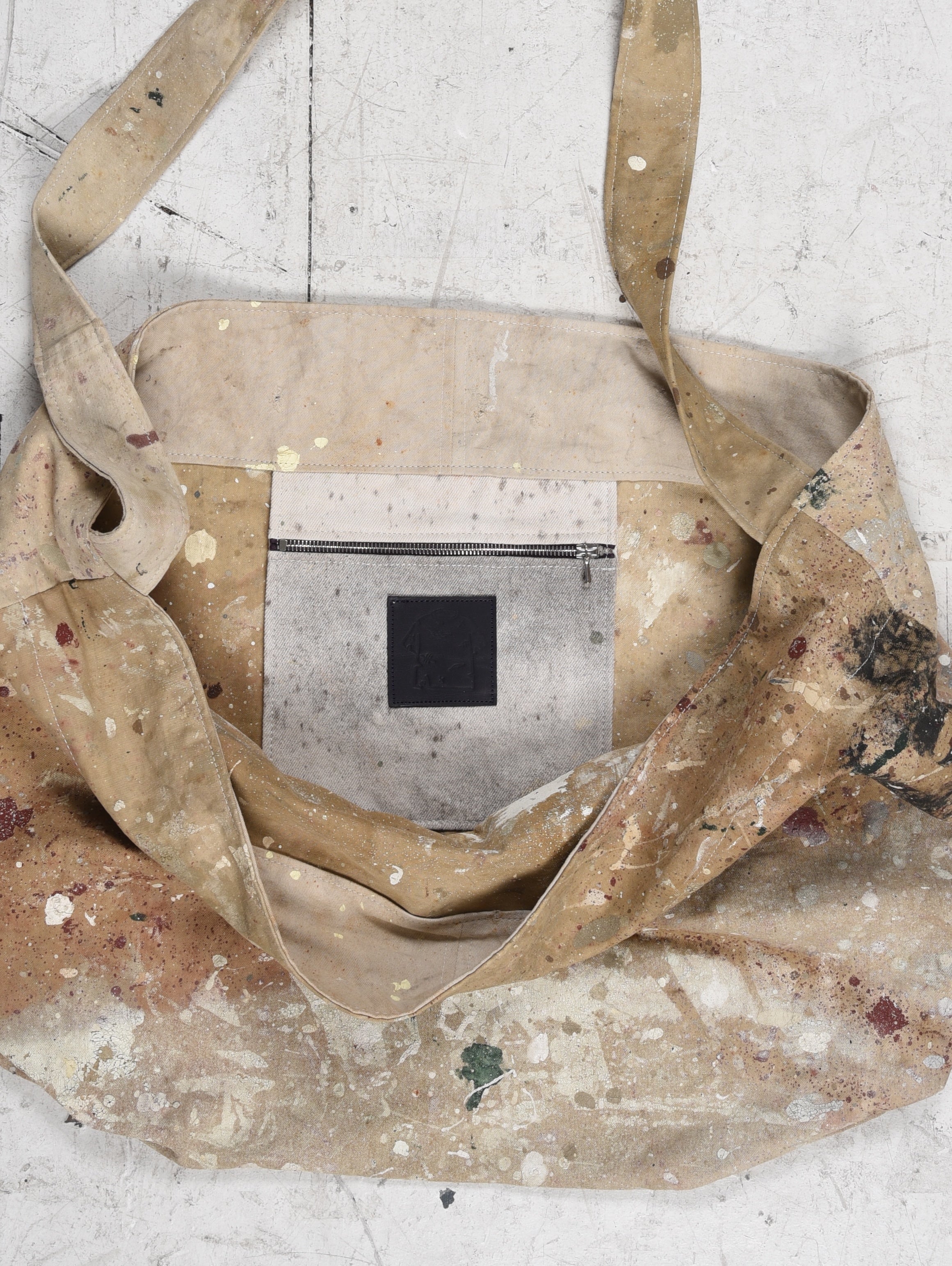 'Newsman' Drop Cloth Bag -- #1