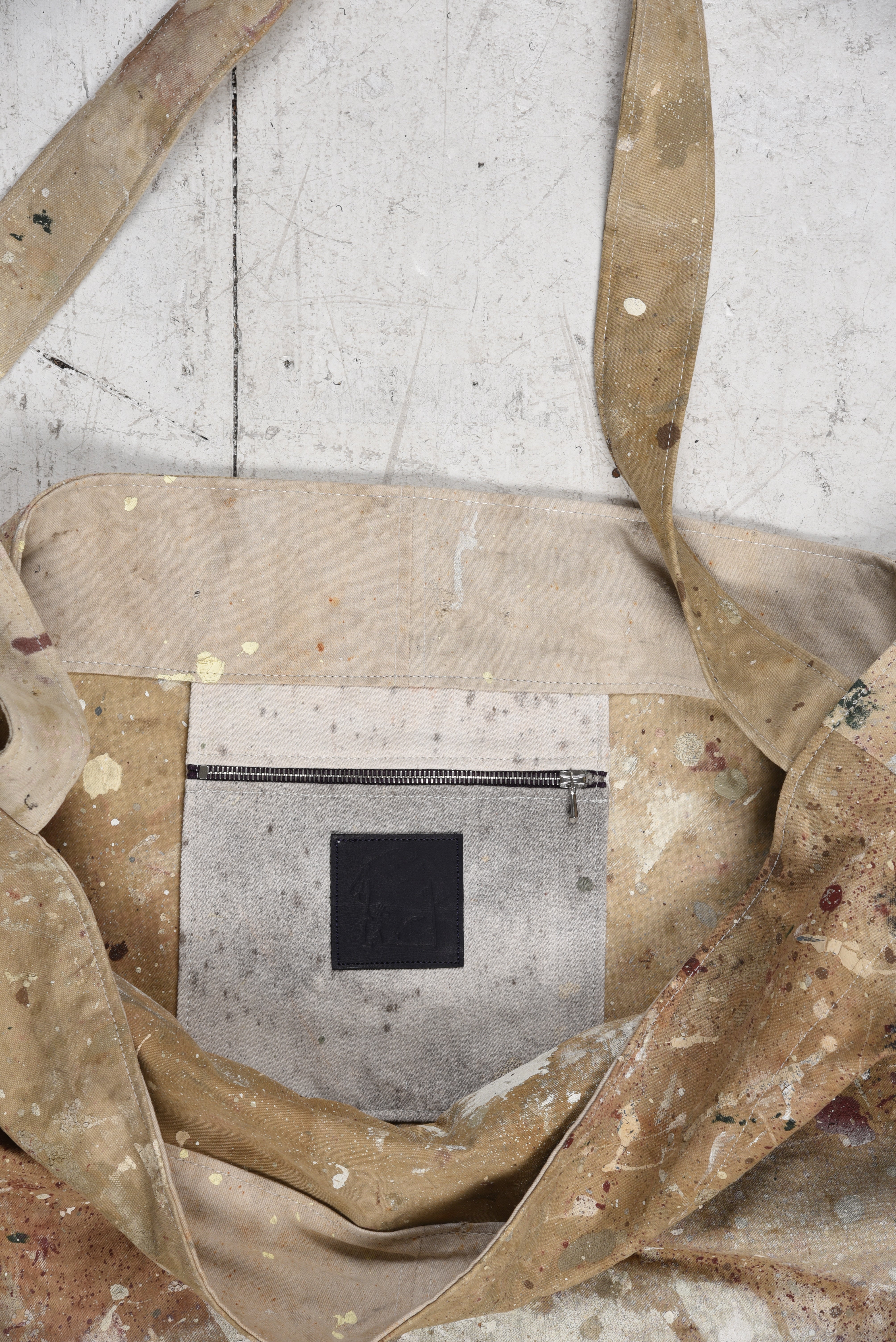 'Newsman' Drop Cloth Bag -- #1