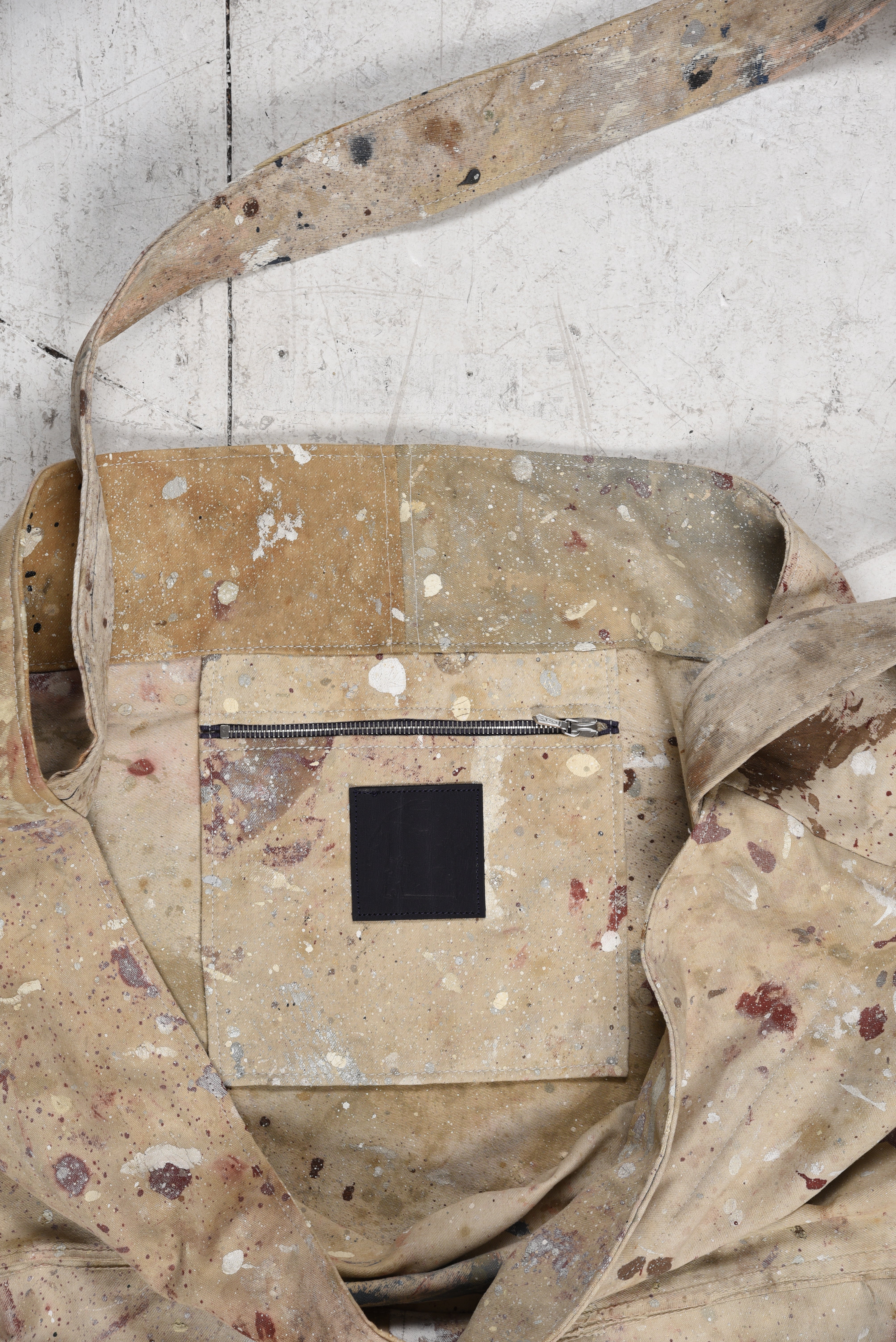 'Newsman' Drop Cloth Bag -- #4