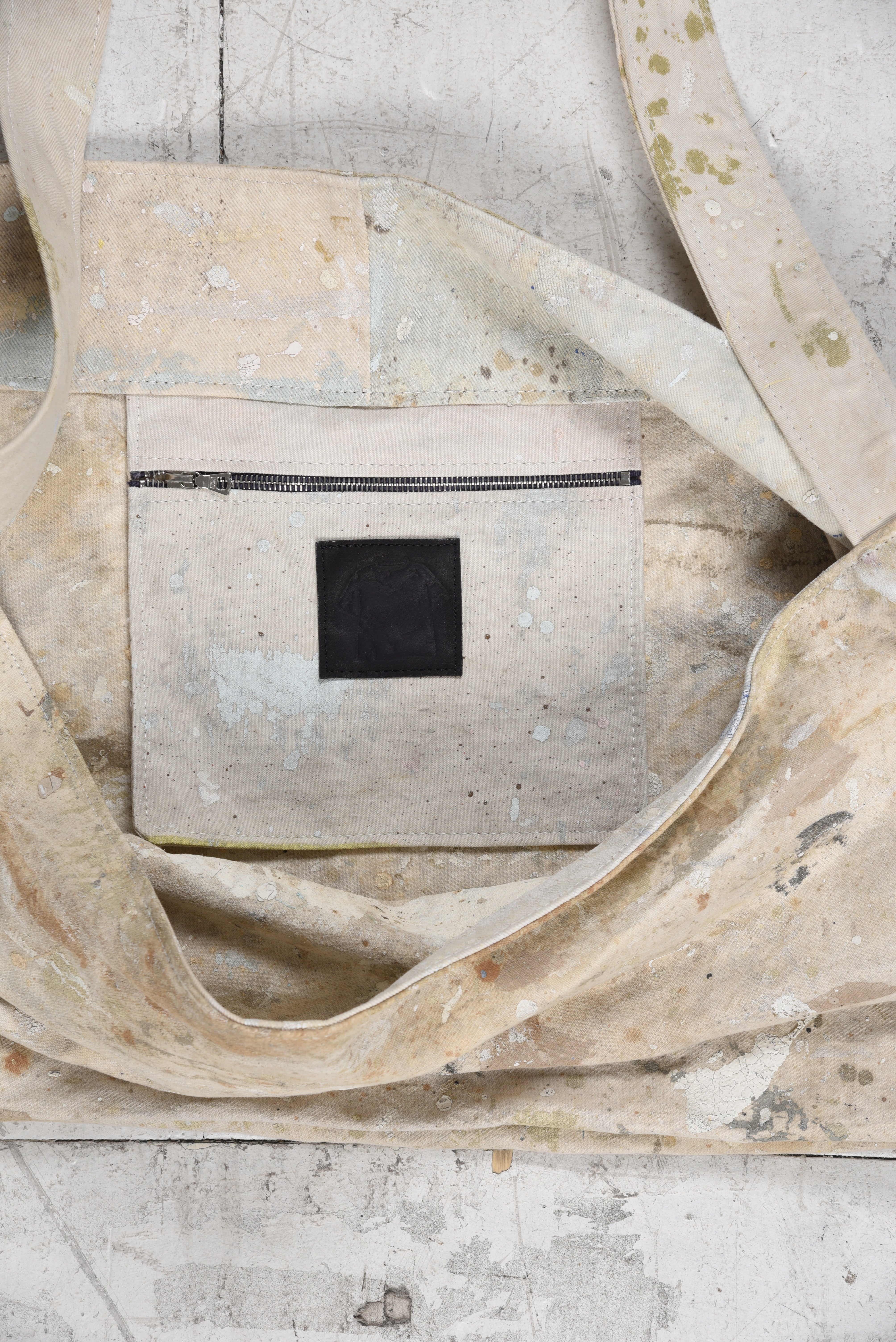 'Newsman' Drop Cloth Bag -- #7
