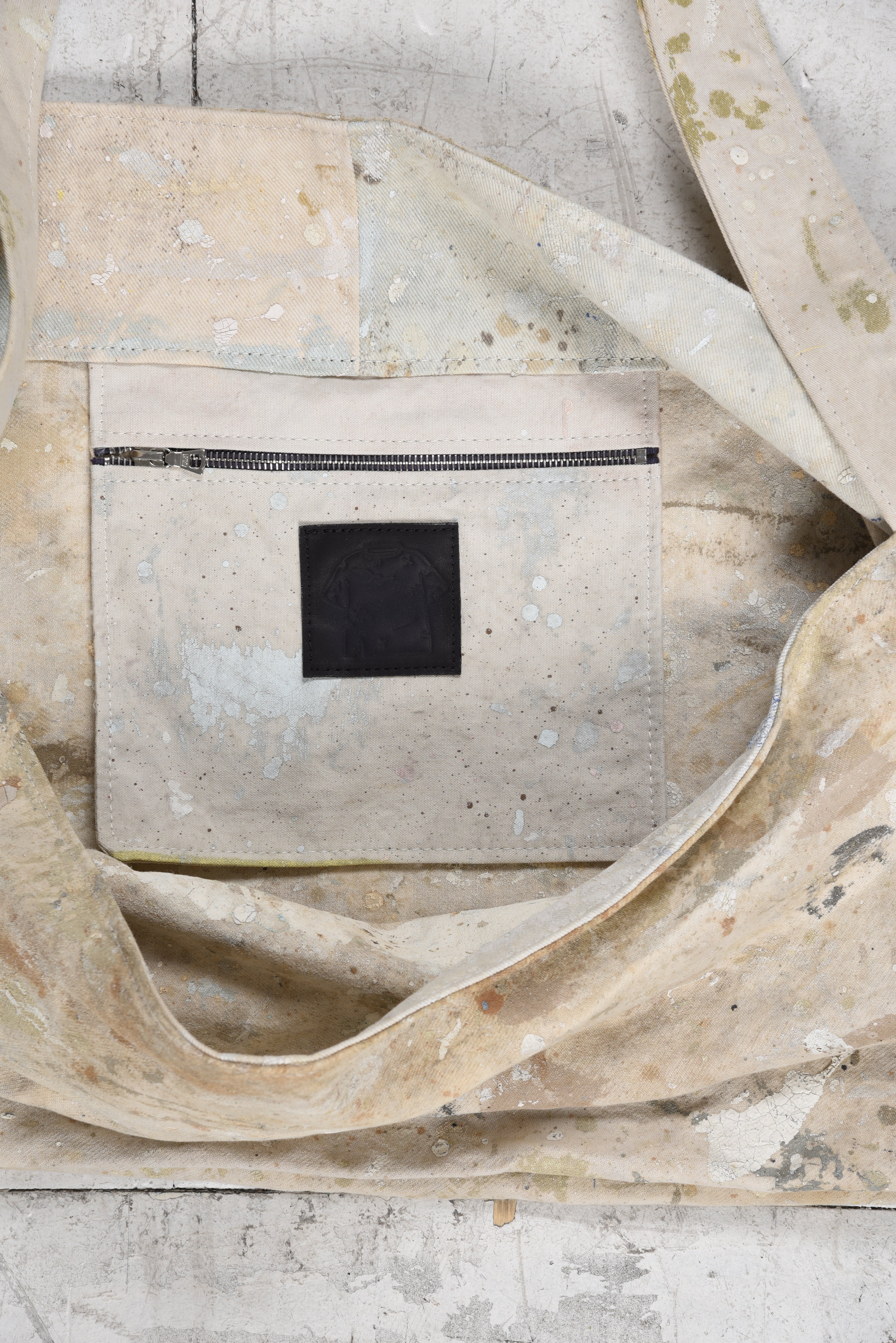 'Newsman' Drop Cloth Bag -- #7