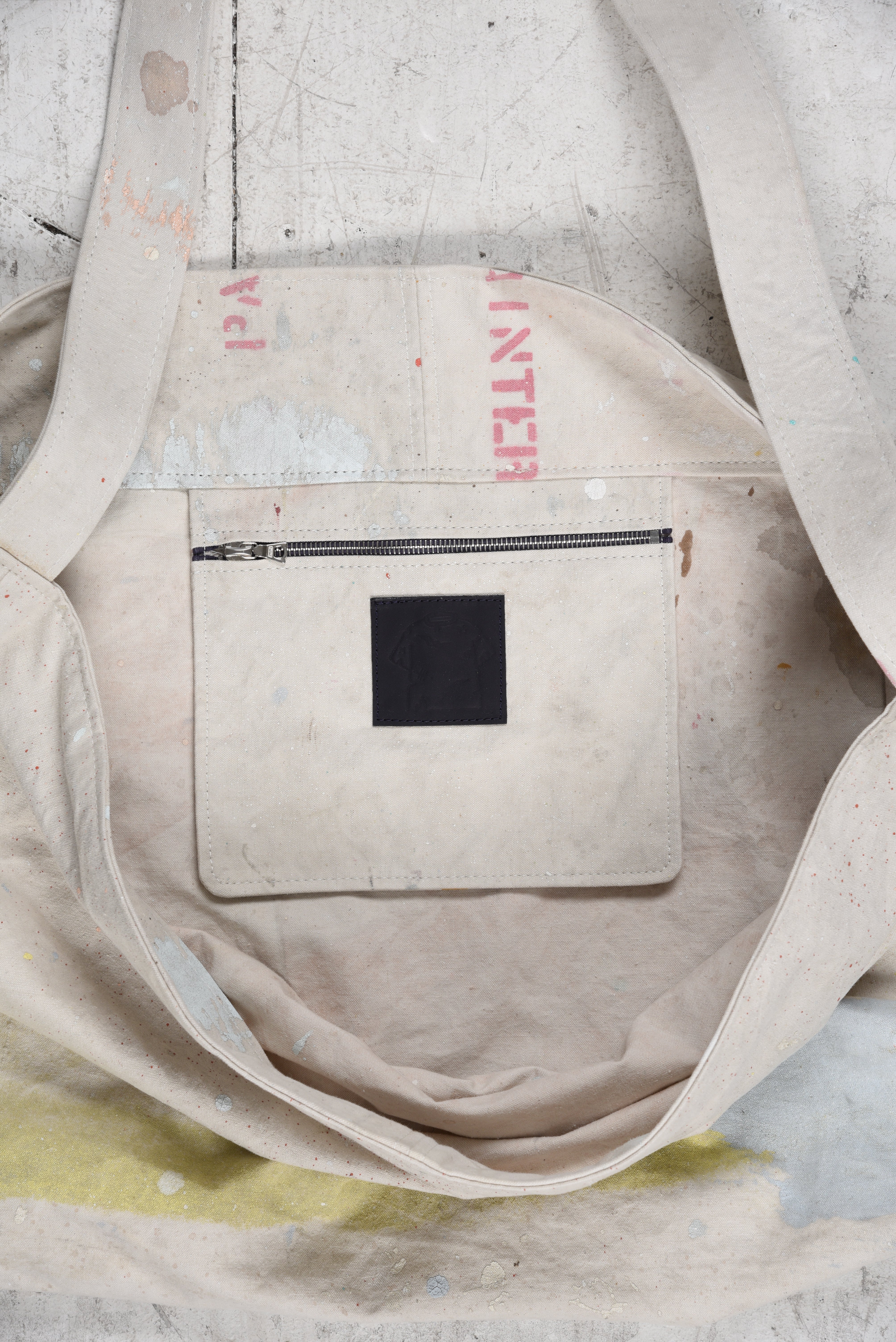 'Newsman' Drop Cloth Bag -- #13