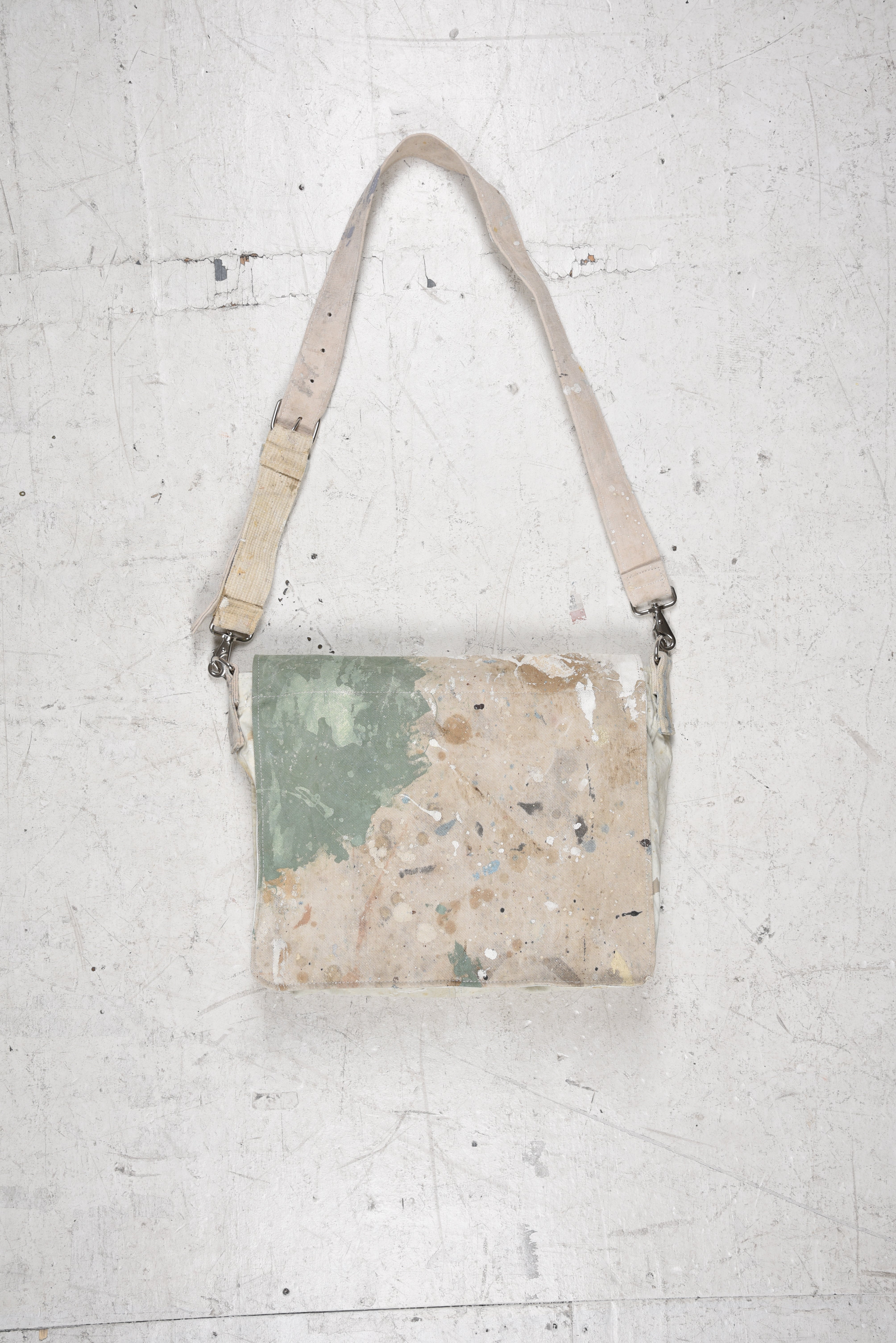 'Satchel' Drop Cloth Bag -- #7