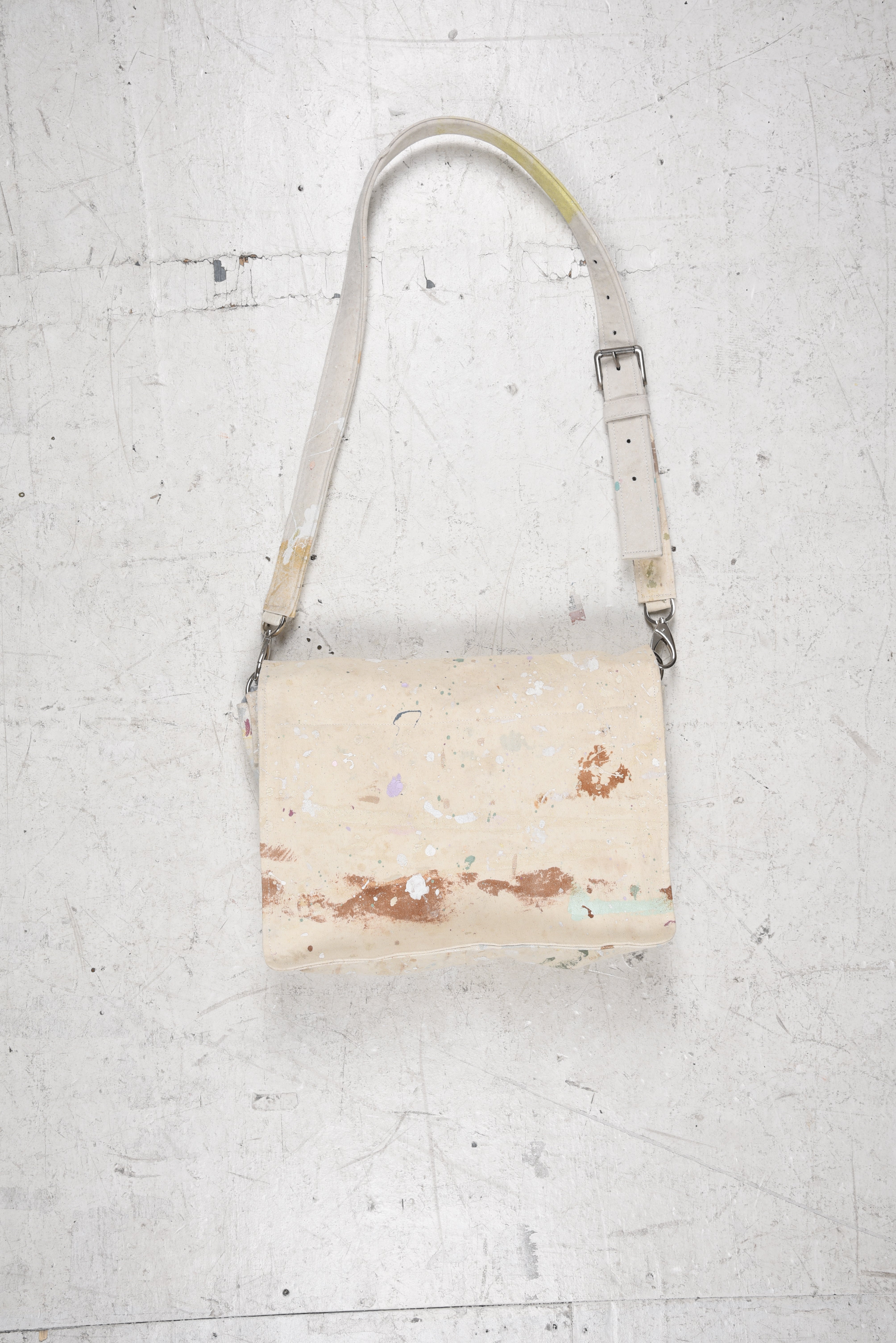 'Satchel' Drop Cloth Bag -- #8