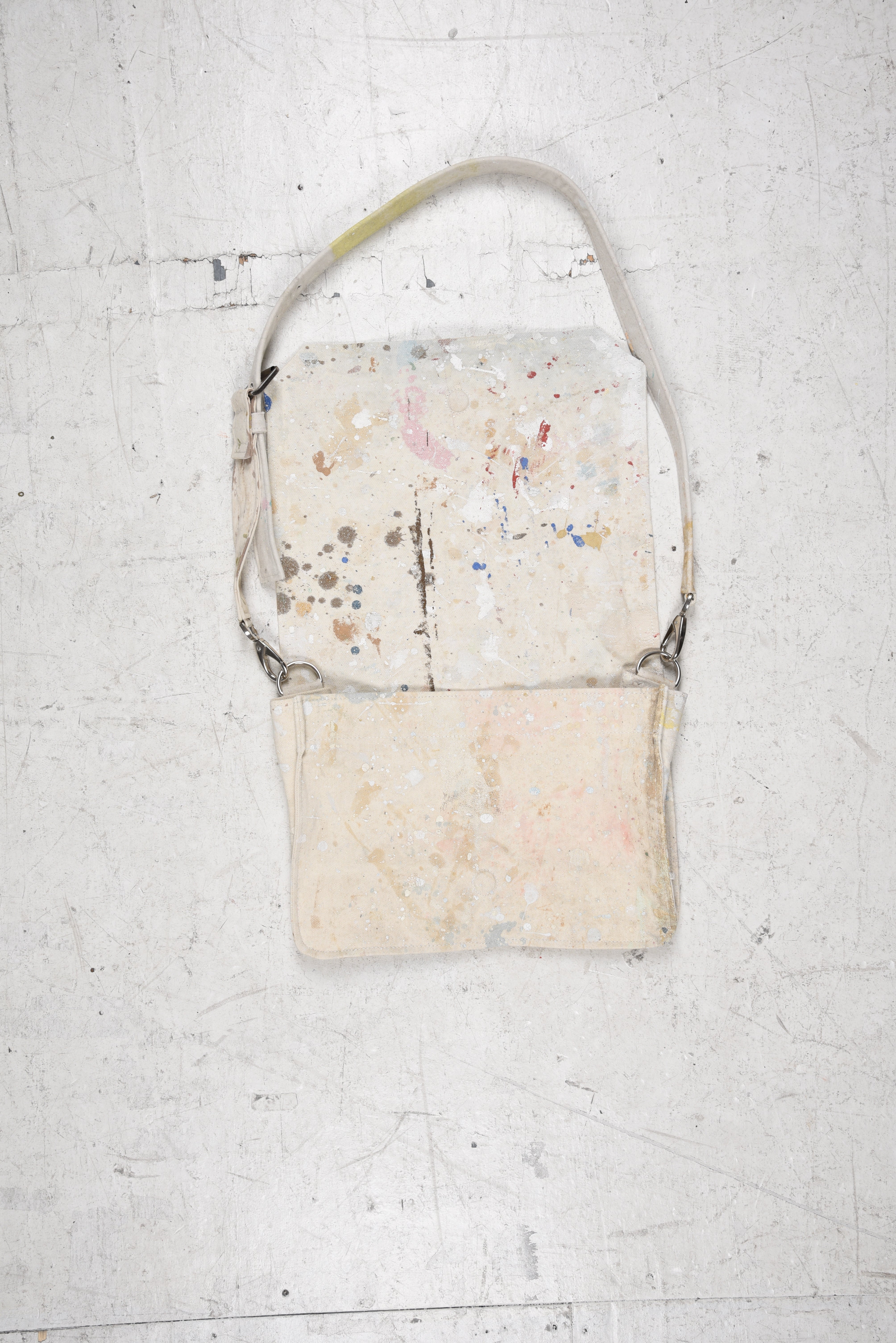 'Satchel' Drop Cloth Bag -- #8