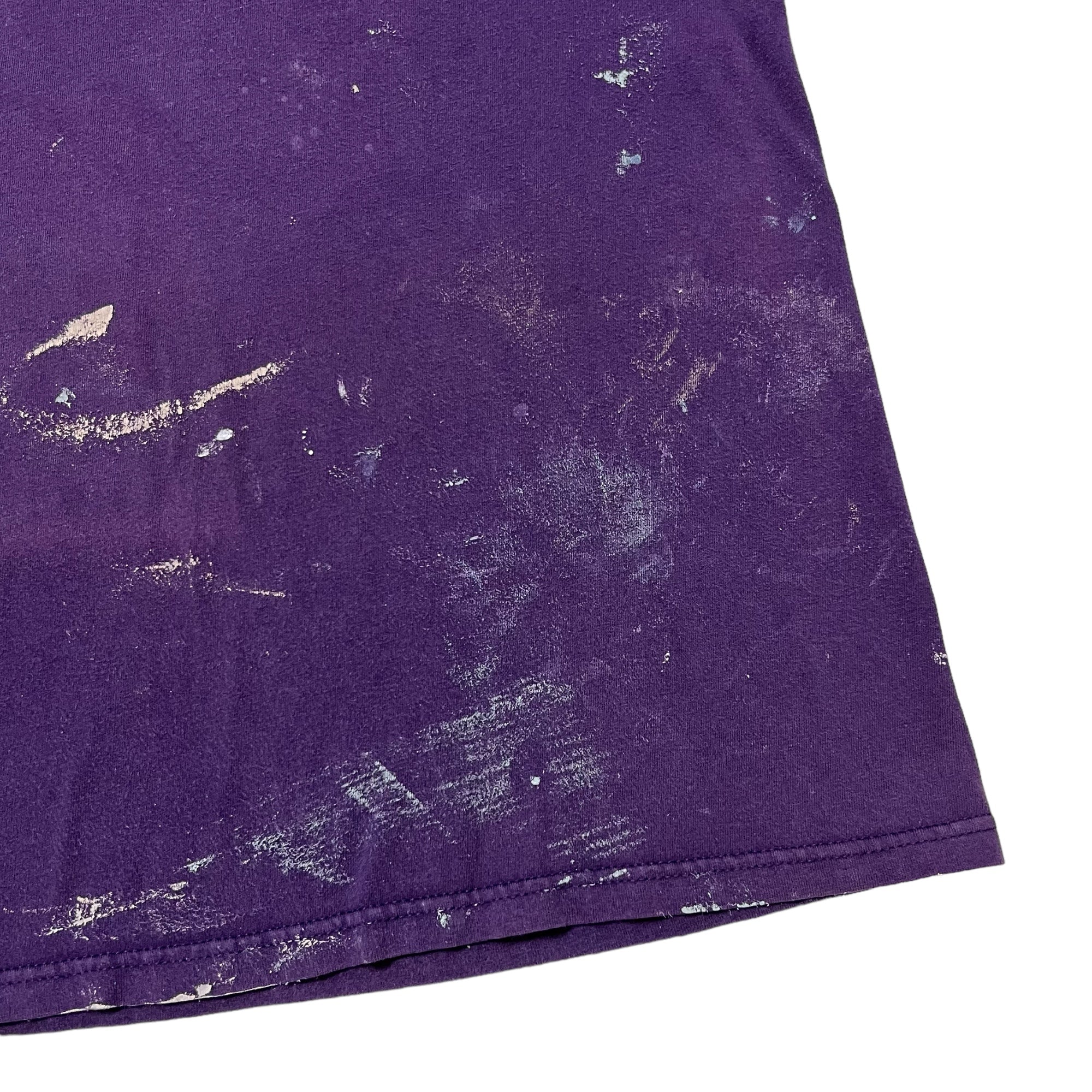 1990s Biotone Massage Oil Painter T-Shirt - Purple - L/XL