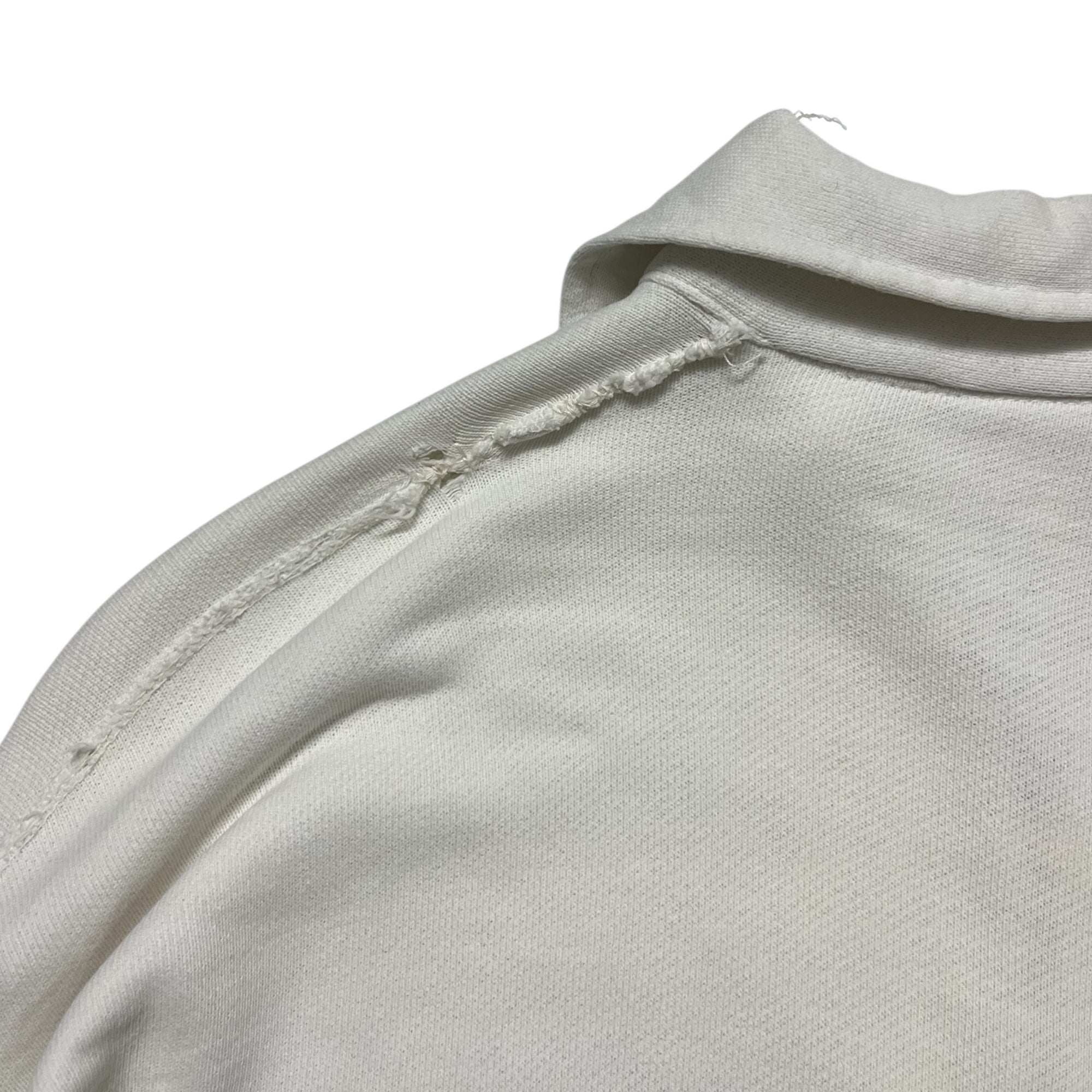 1950/60s ‘Bladensburg Blades’ 1/4 Zip Sweatshirt - White - M/L