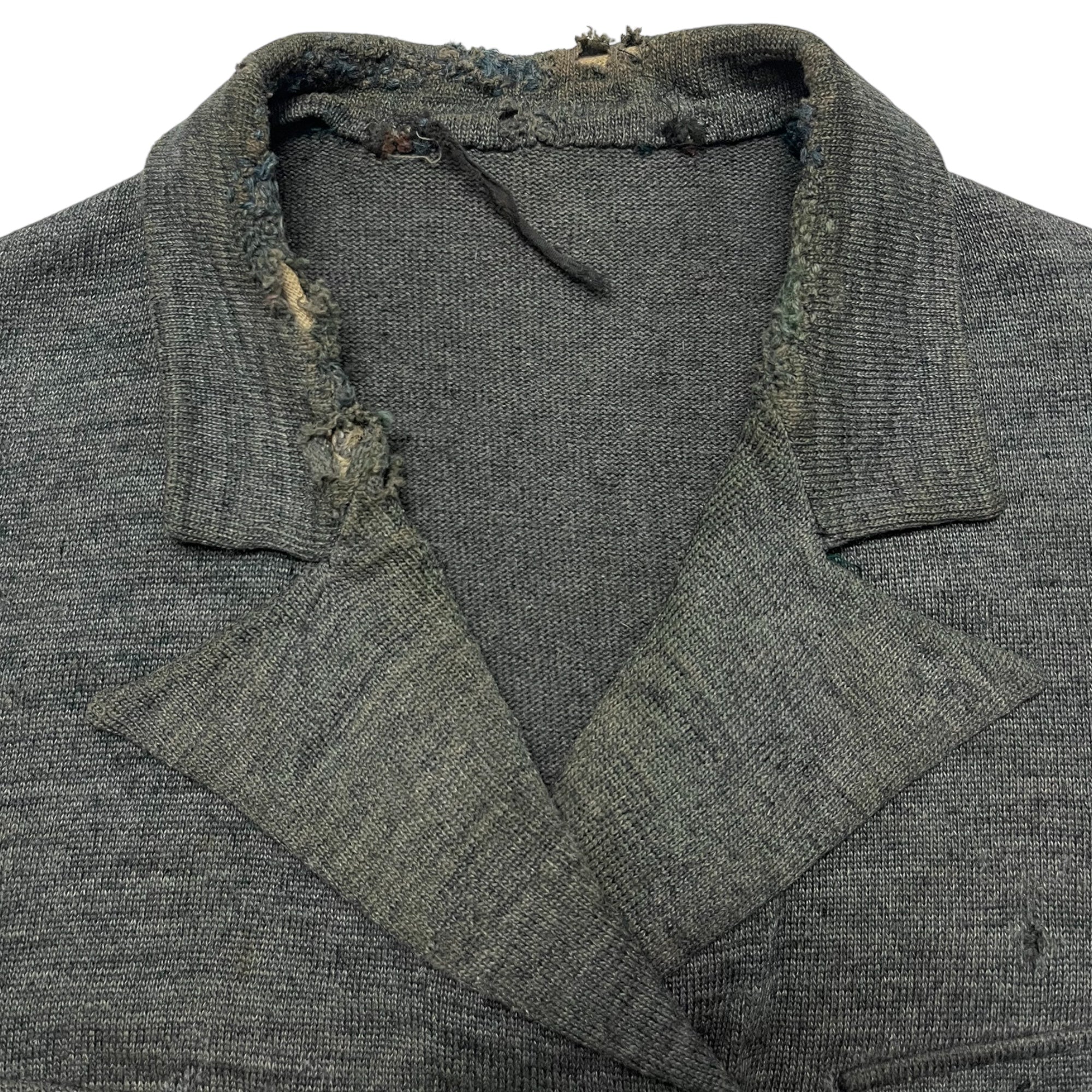 1920/30s German Exercise/Athletics Knit Jacket - Shades of Green - S/M/L