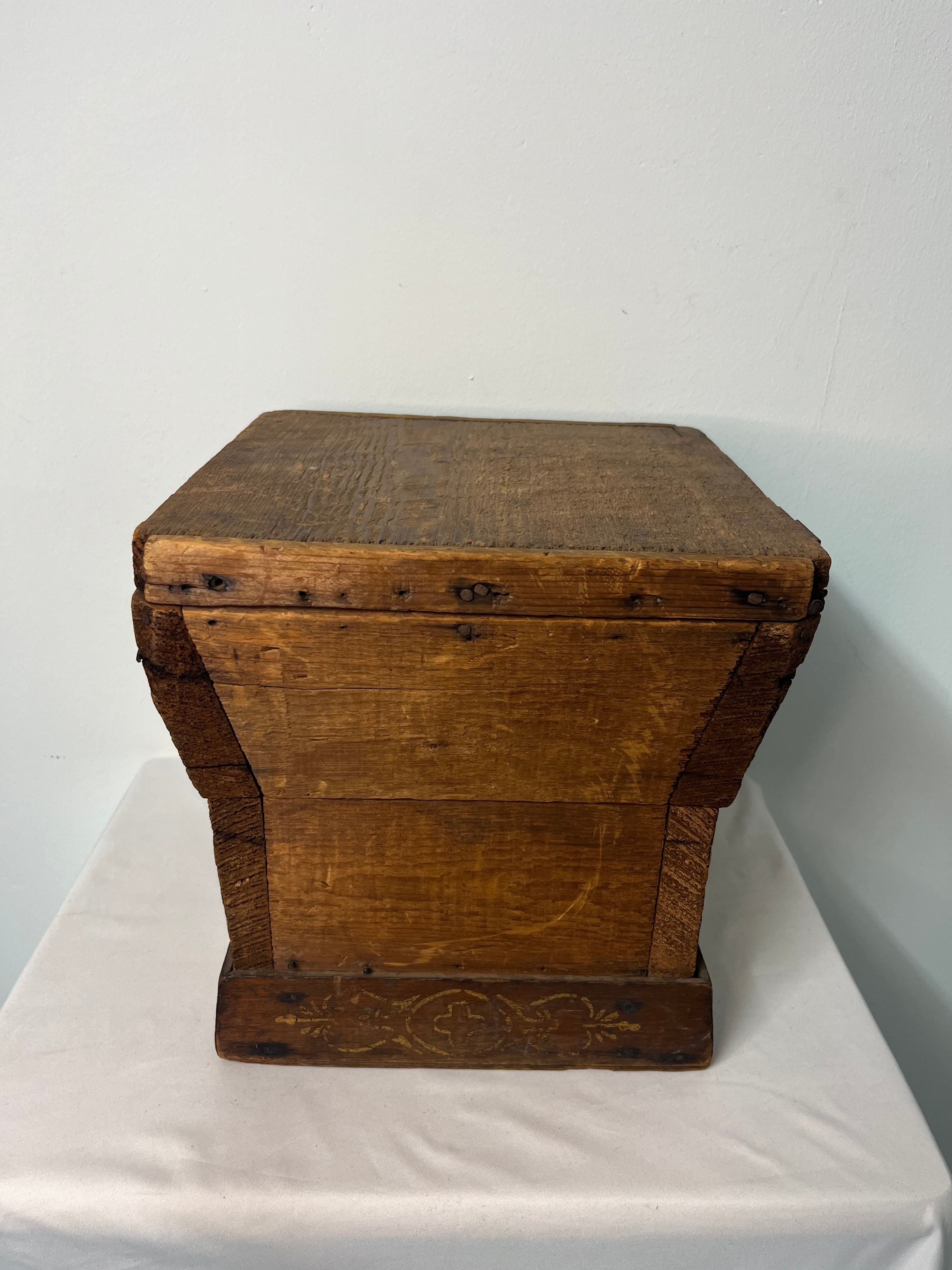 1800s Church Offerings/Confession Box From Providence, RI