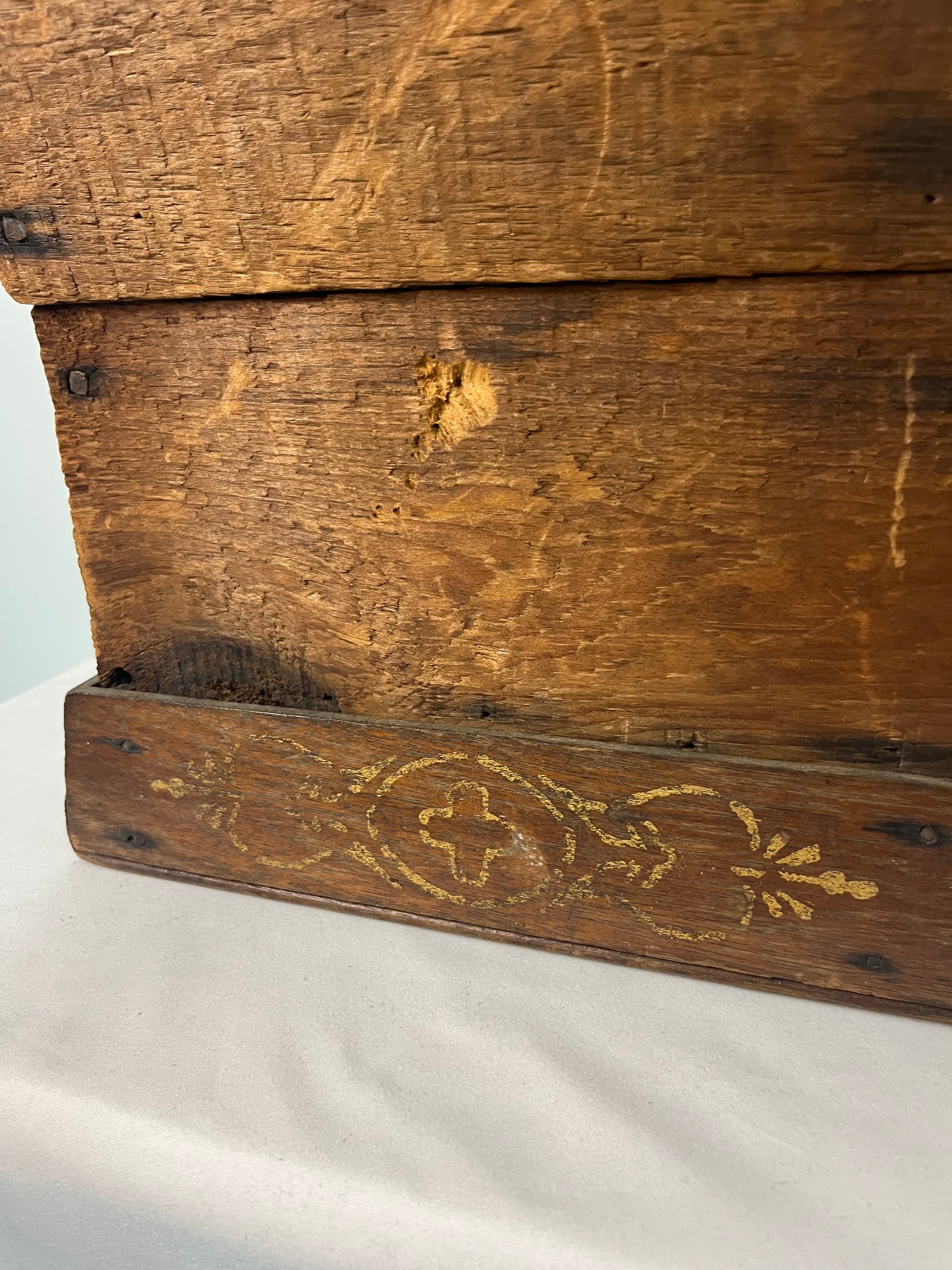 1800s Church Offerings/Confession Box From Providence, RI