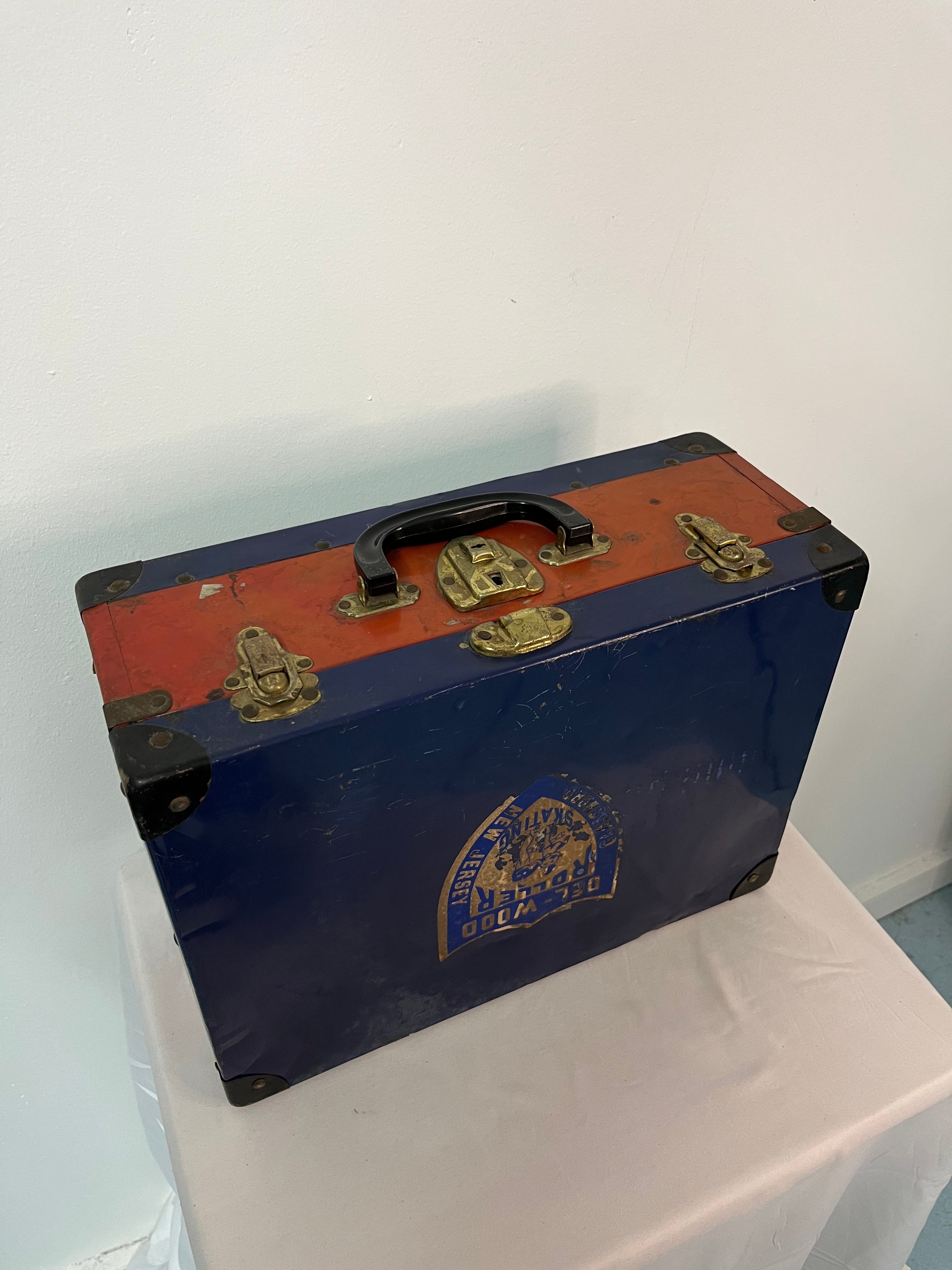 1950s Ocean City New Jersey Roller Derby Skates Case
