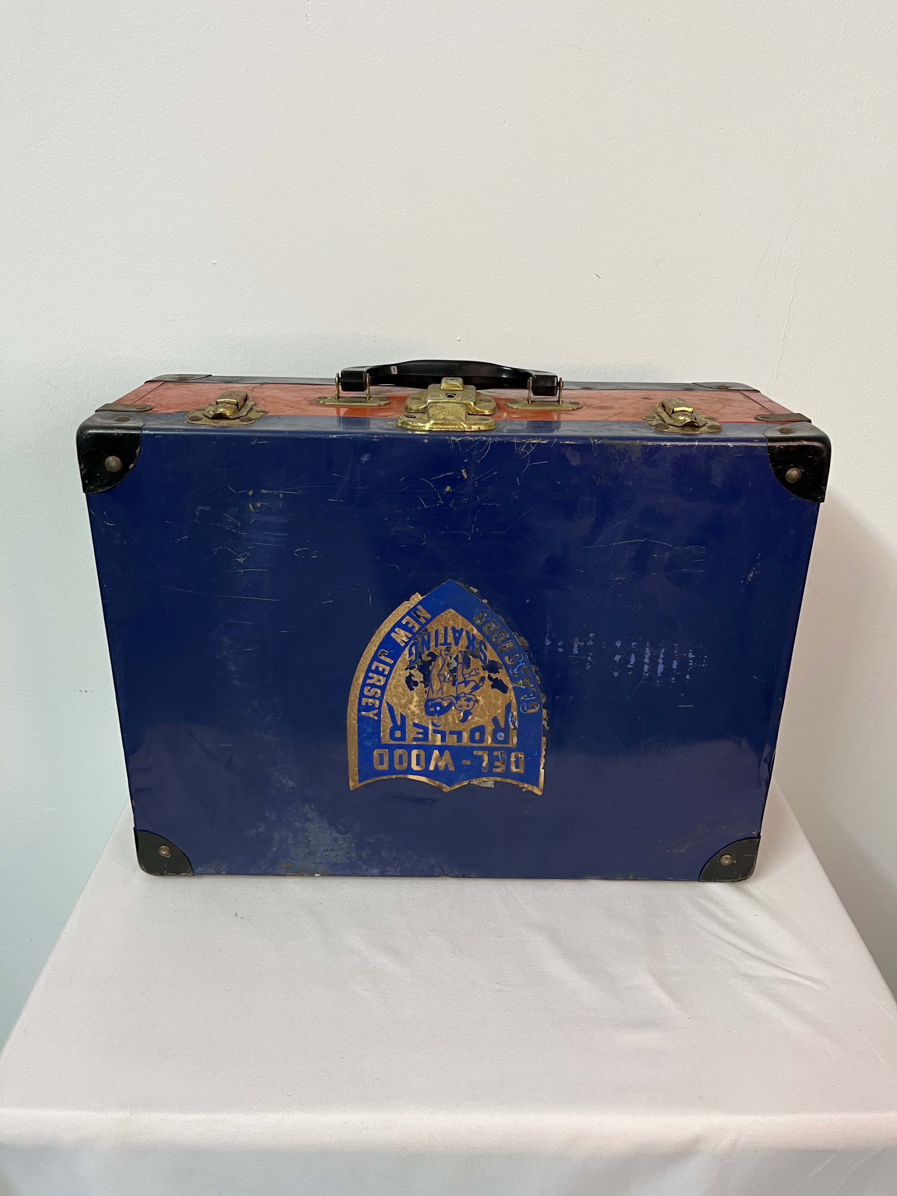 1950s Ocean City New Jersey Roller Derby Skates Case