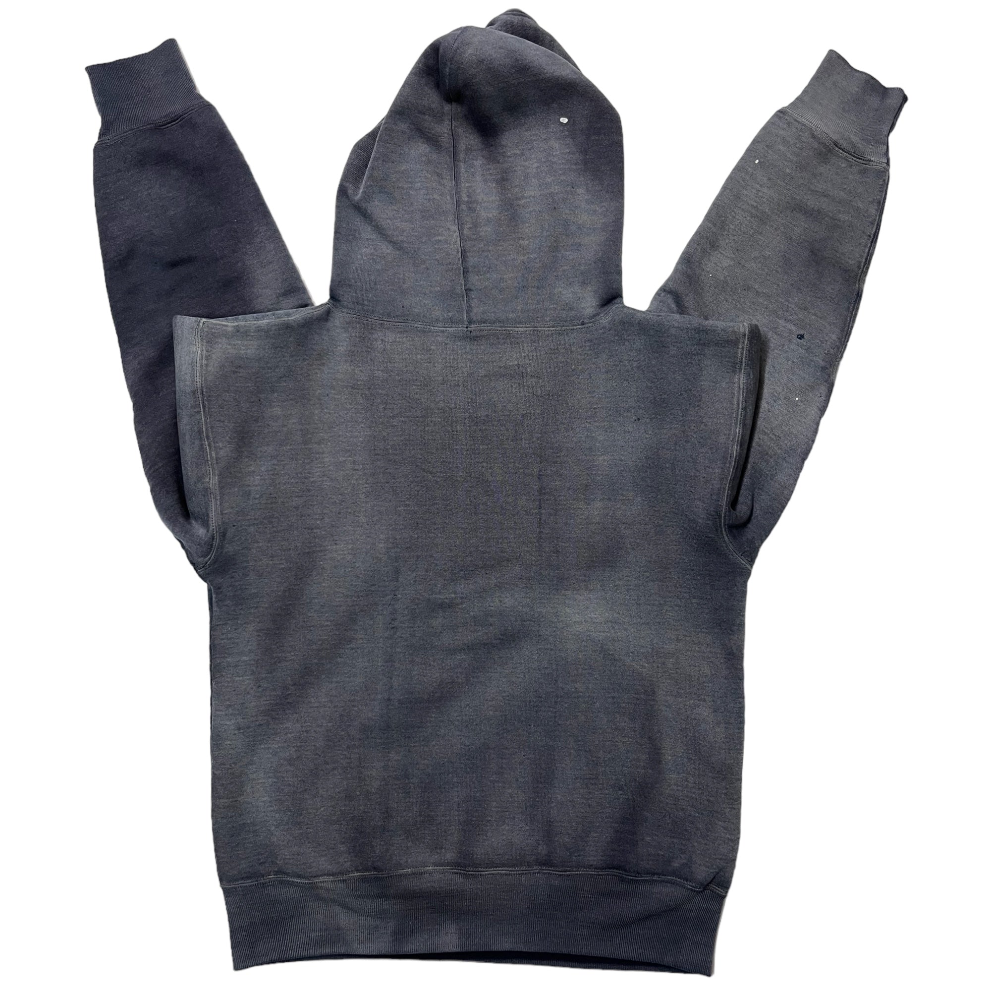 ‘70s Russell Sun Faded Double-Face Hooded Sweatshirt - Ghost Gray/Faded Navy - S