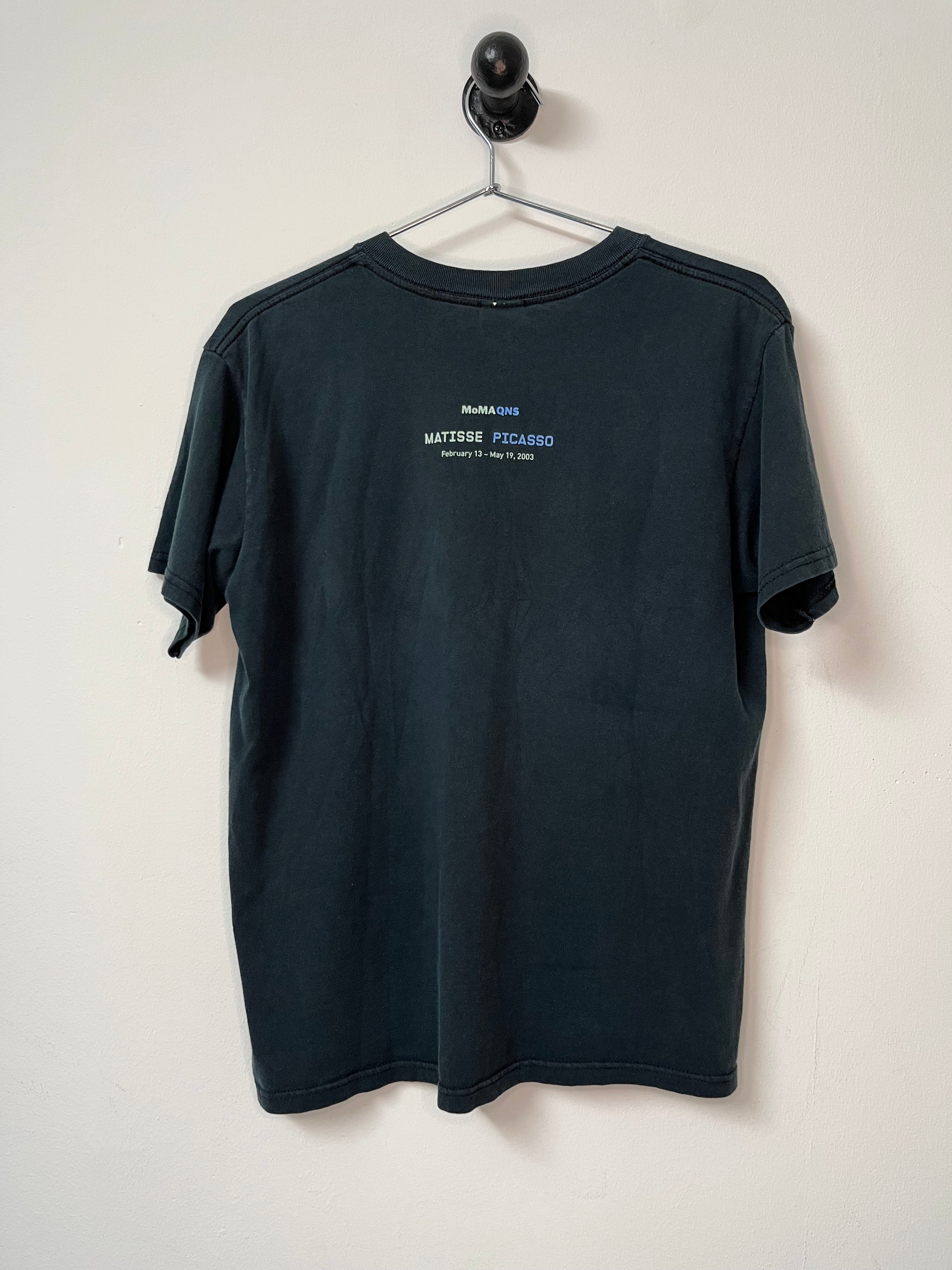 2003 Matisse Picasso MOMA Art T-Shirt - Faded Black - S