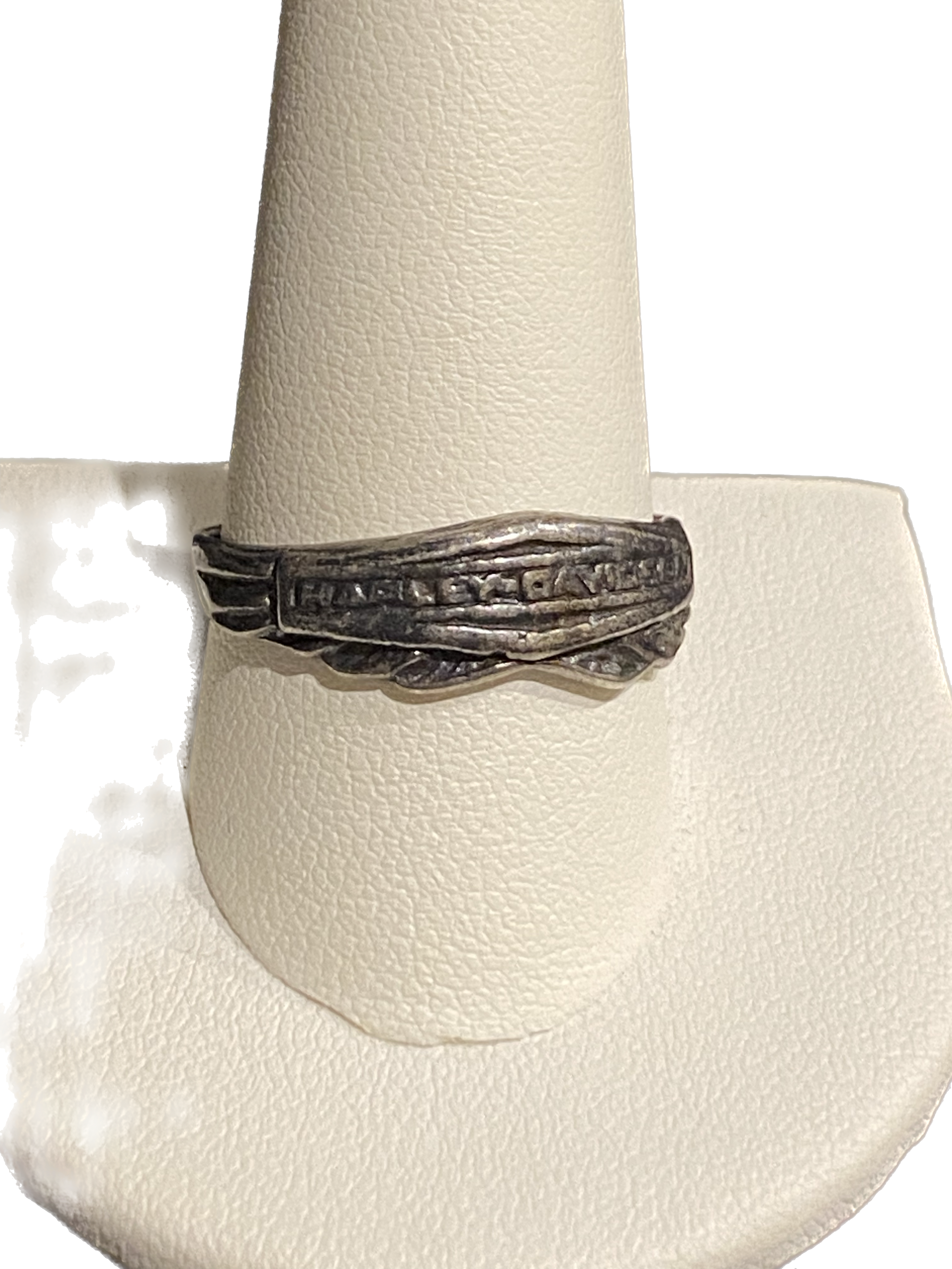 Harley Davidson Logo Ring - Sterling Silver .925