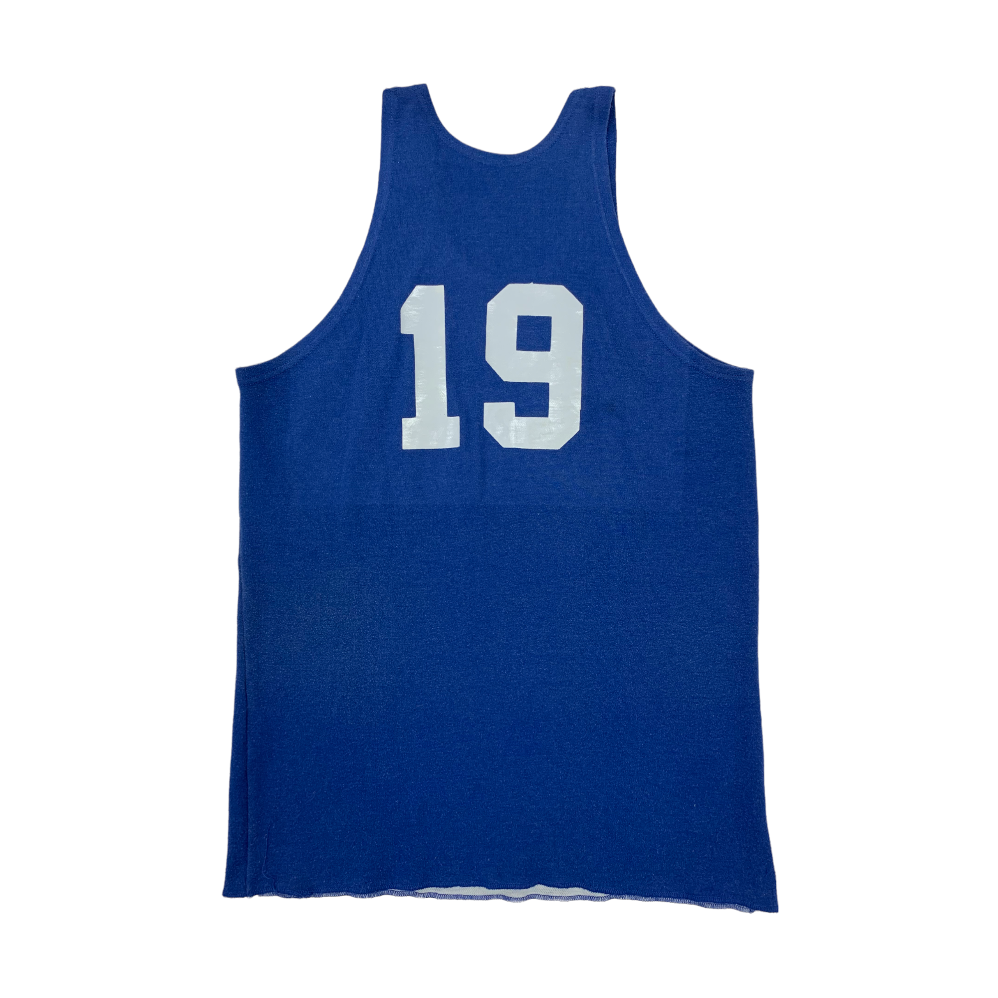 1980s REO Speedwagon Russell Gold Tag Tank - Royal Blue - L/XL