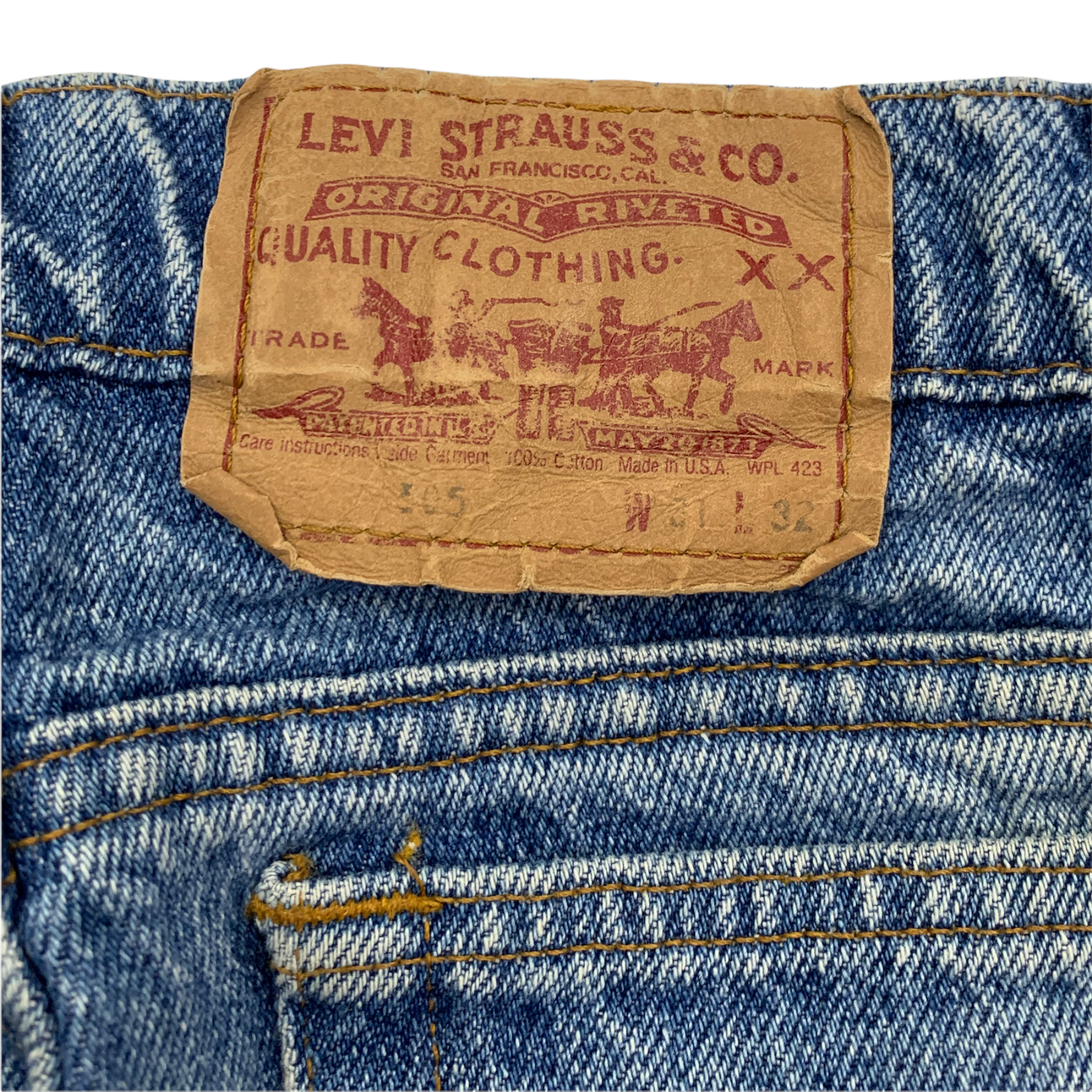 Faded ‘90s Levi’s 505 Denim Jeans - Medium Wash - 29x31