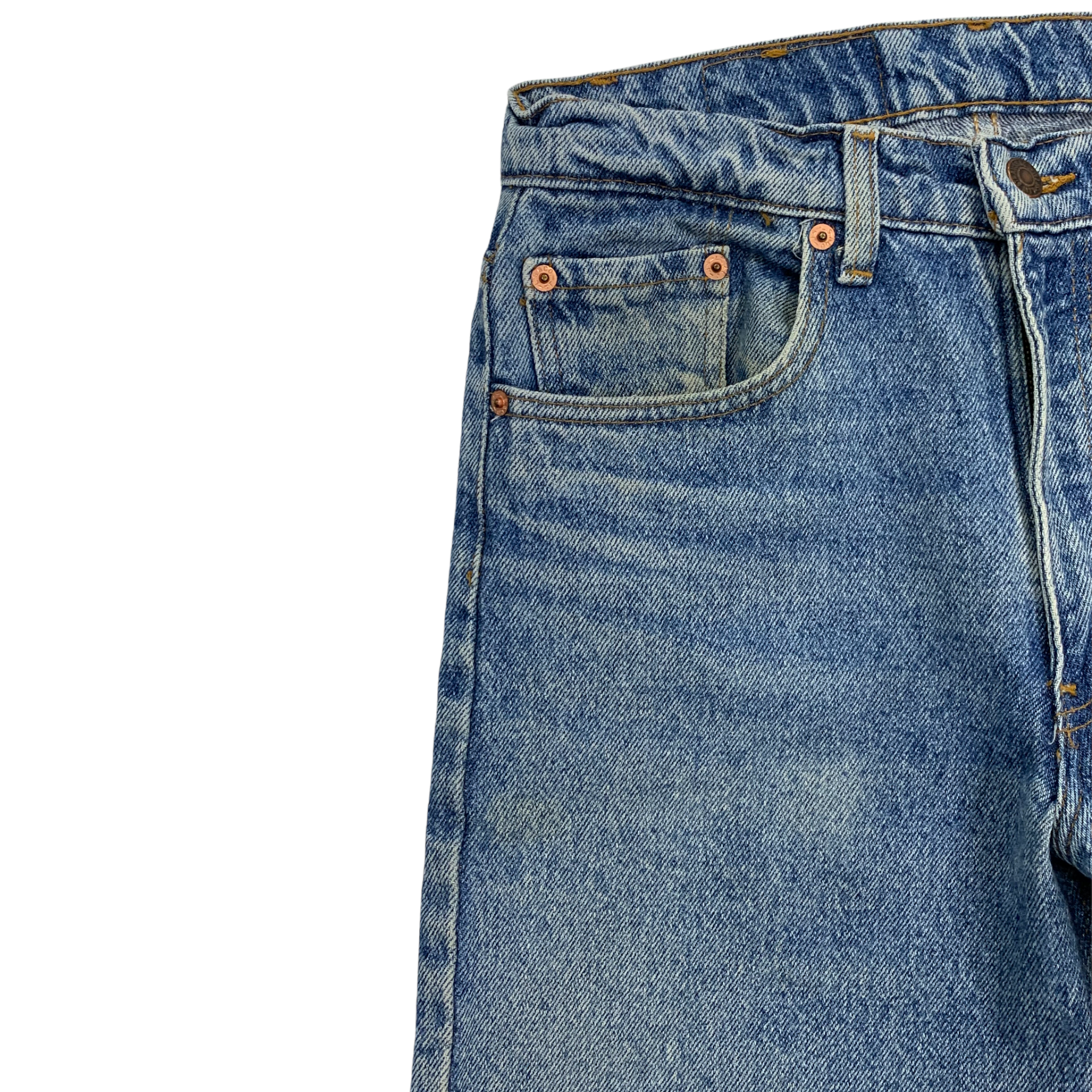 Faded ‘90s Levi’s 505 Denim Jeans - Medium Wash - 29x31