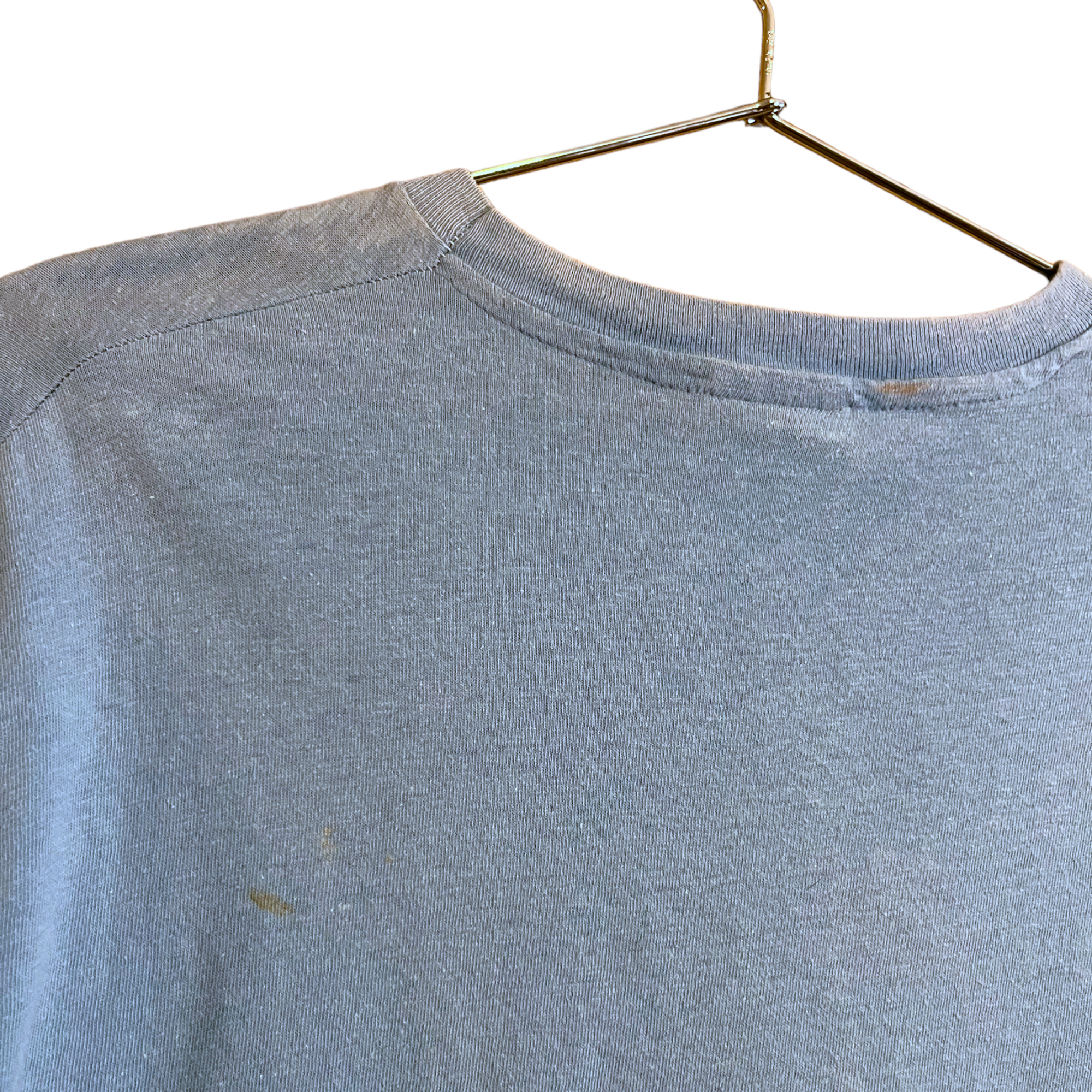 80s Save the Humans Dolphin T-Shirt - Baby Blue - L/XL