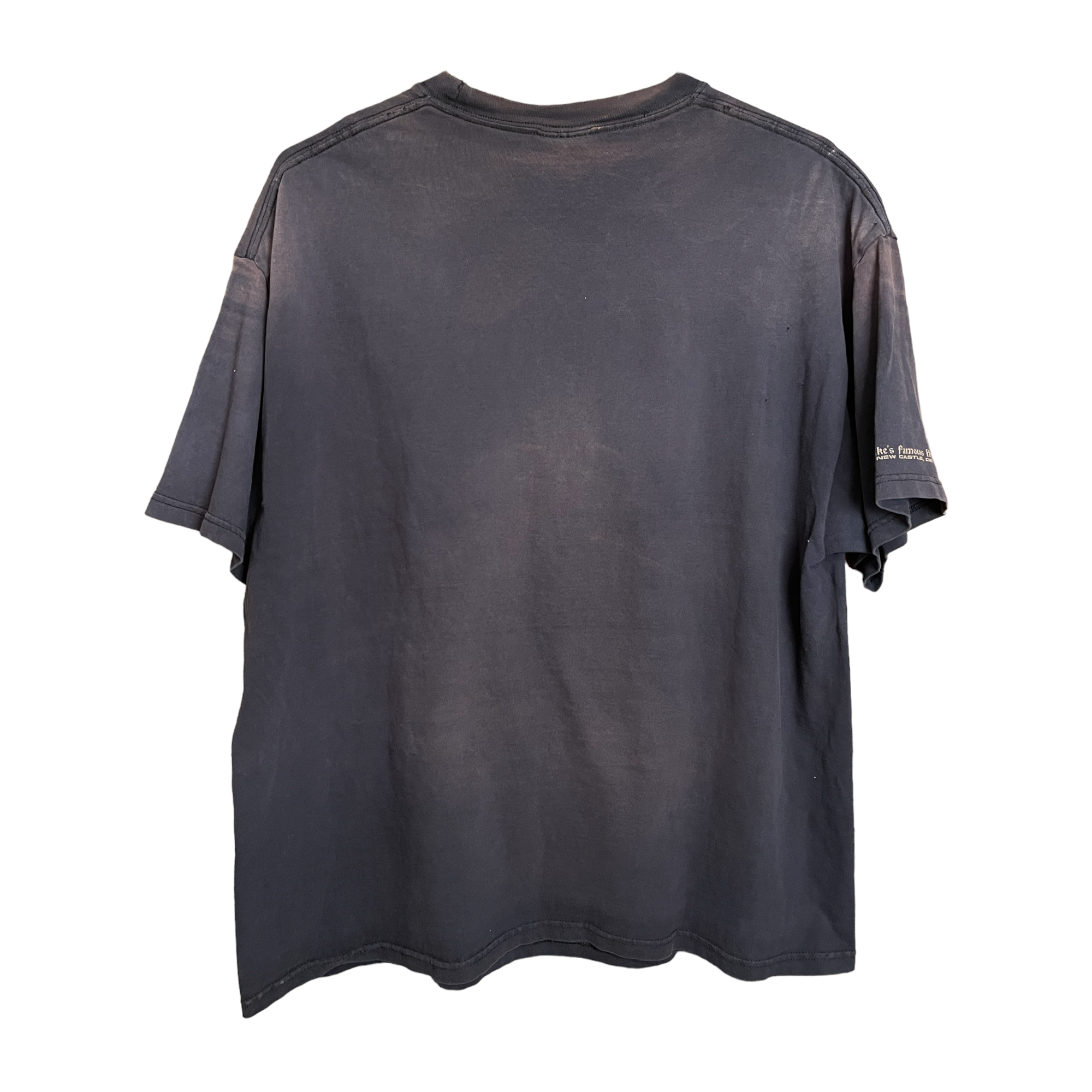 Harley-Davidson Skull Distressed Biker Pocket T-Shirt - Faded Black - L/XL