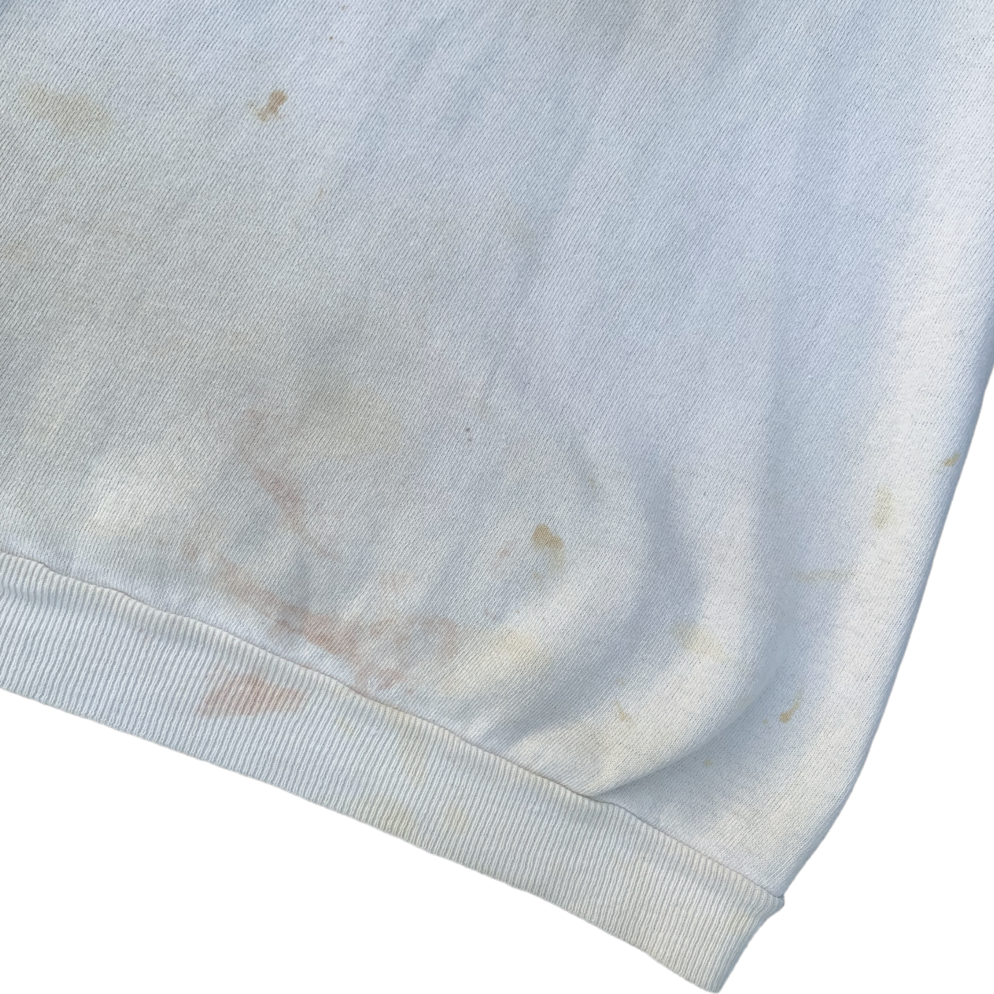 1970s Two-Tone Short Sleeve Crewneck - White/Grey - XS/S