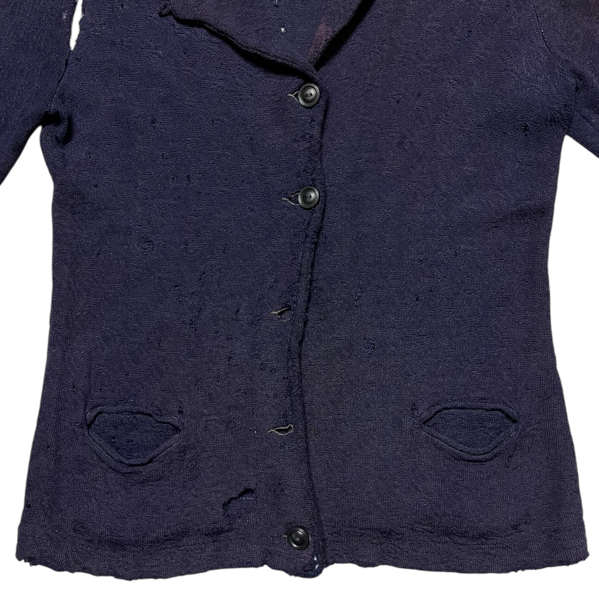 1940s Gantner of California Knit Shirt - Dark Faded Purple - S/M