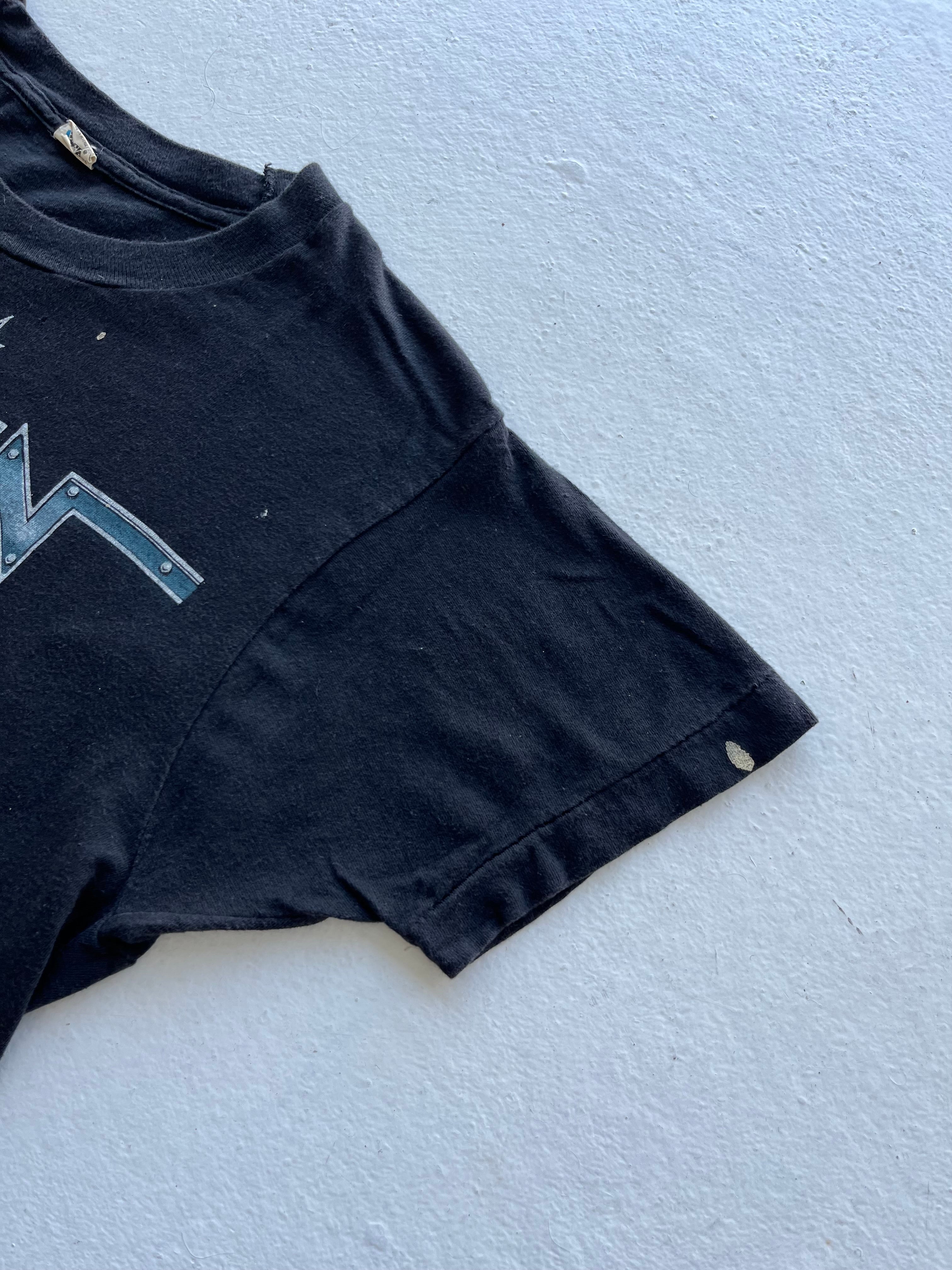 1984 Raven ‘Mad’ British Metal Band/Tour Shirt - Black - M