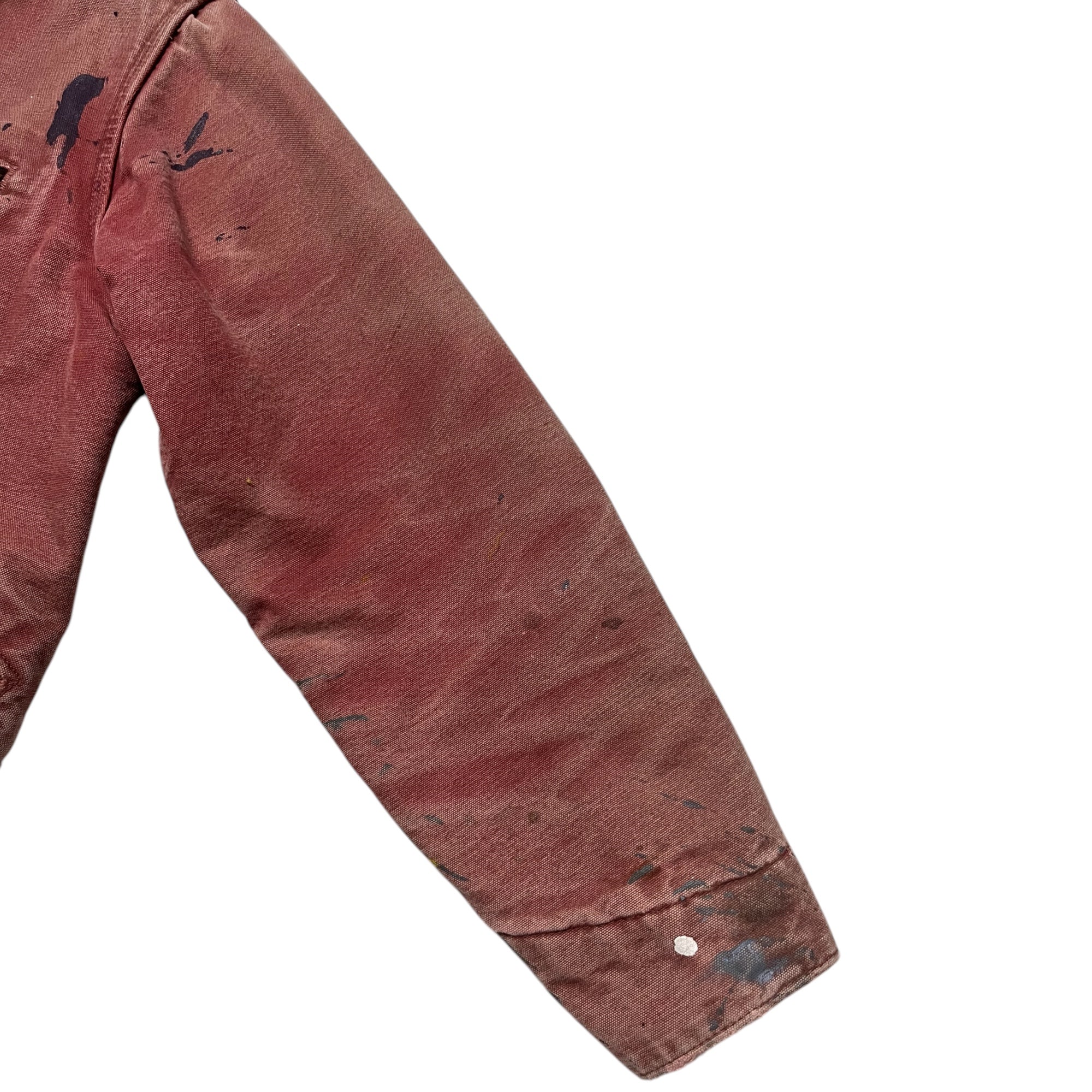 ‘90s Distressed J097 Carhartt Detroit Jacket - Dusty Rose - S