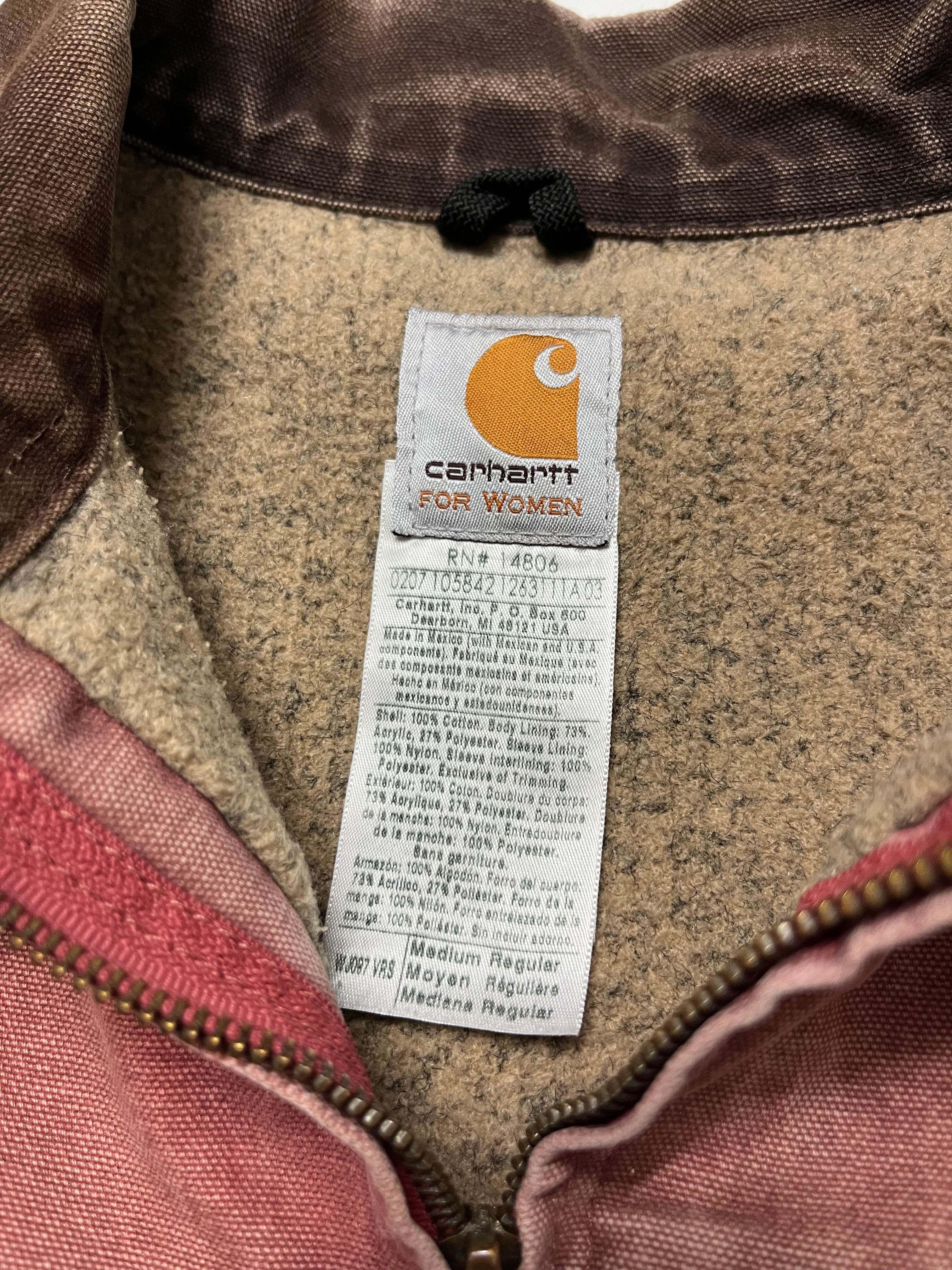 ‘90s Distressed J097 Carhartt Detroit Jacket - Dusty Rose - S