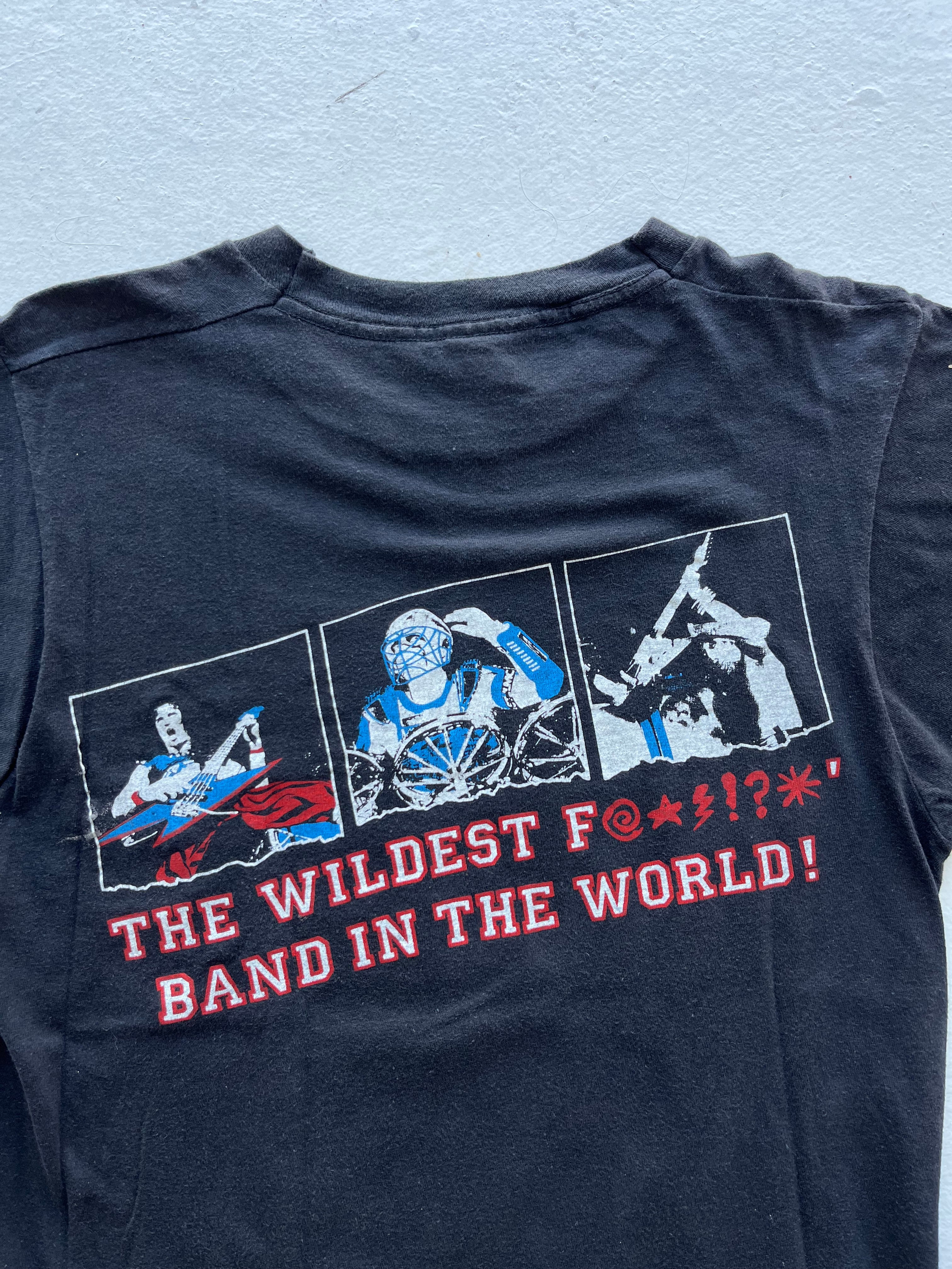 1984 Raven ‘Mad’ British Metal Band/Tour Shirt - Black - M