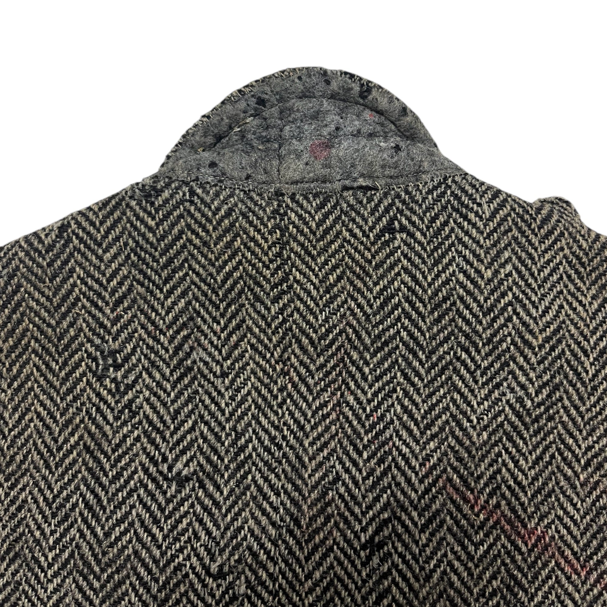 1930s/40s French ‘Mod’ Brand Harris Tweed Beggar’s Jacket - Shades of Brown - S/M