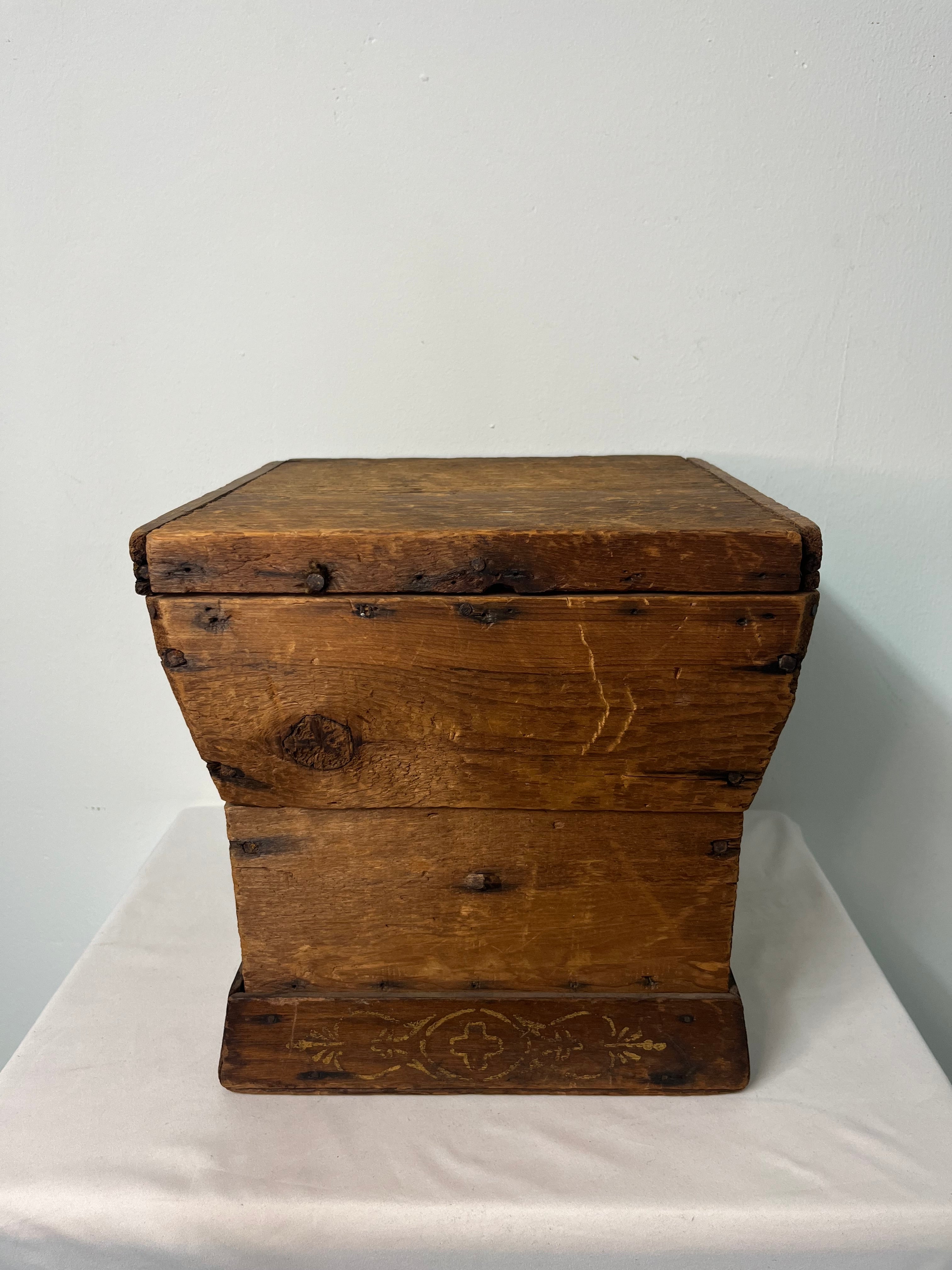 1800s Church Offerings/Confession Box From Providence, RI