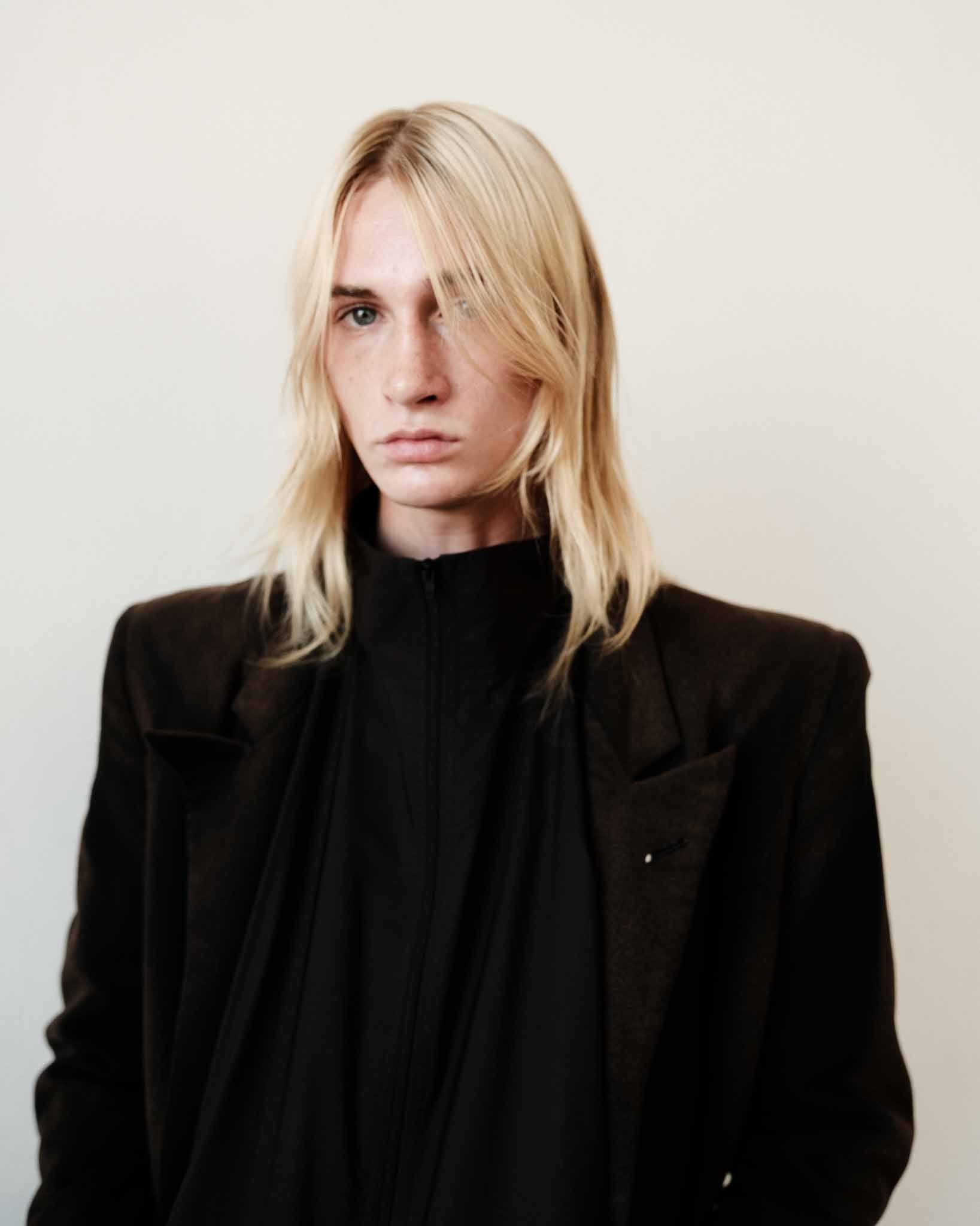 1940s French Double Breasted Suit with Intense Fades - Black/Brown - 40R