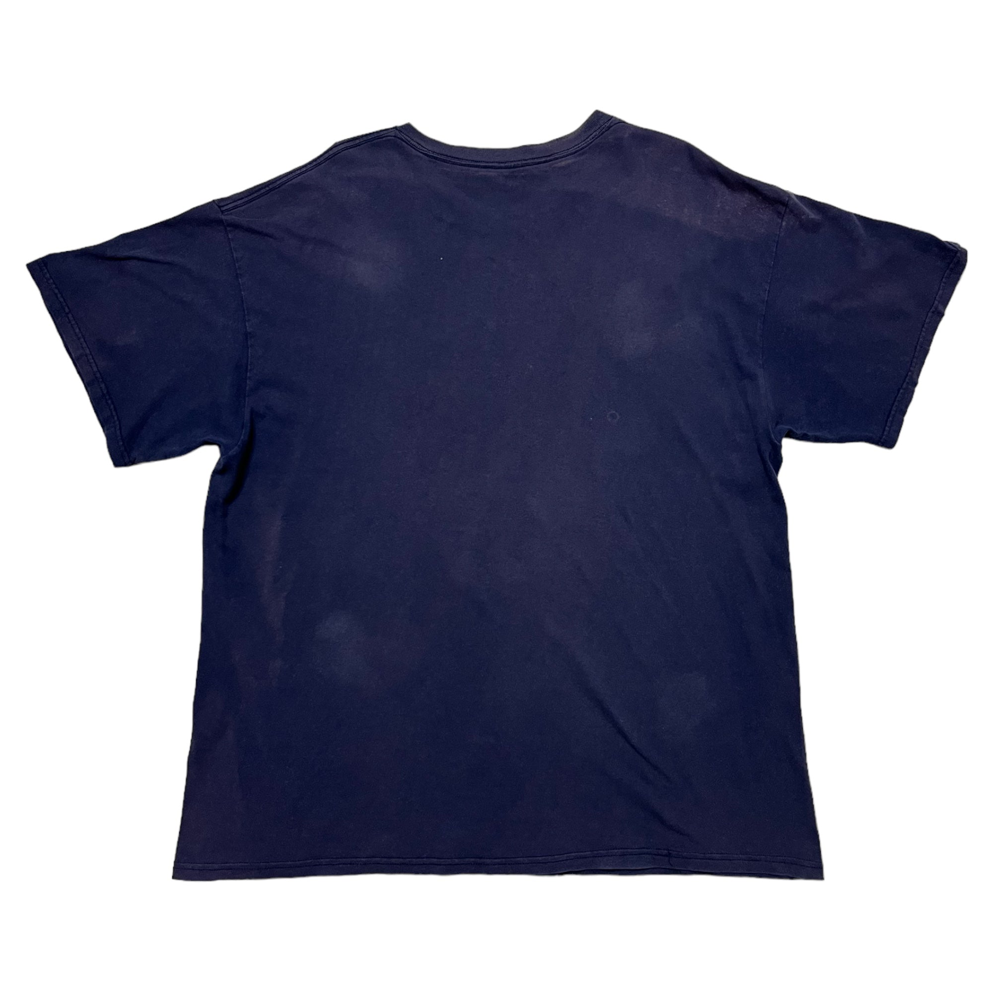 ‘90s/00s ‘Hey Fuck Face’ The North Face Novelty T-Shirt - Sun Faded Navy - XL