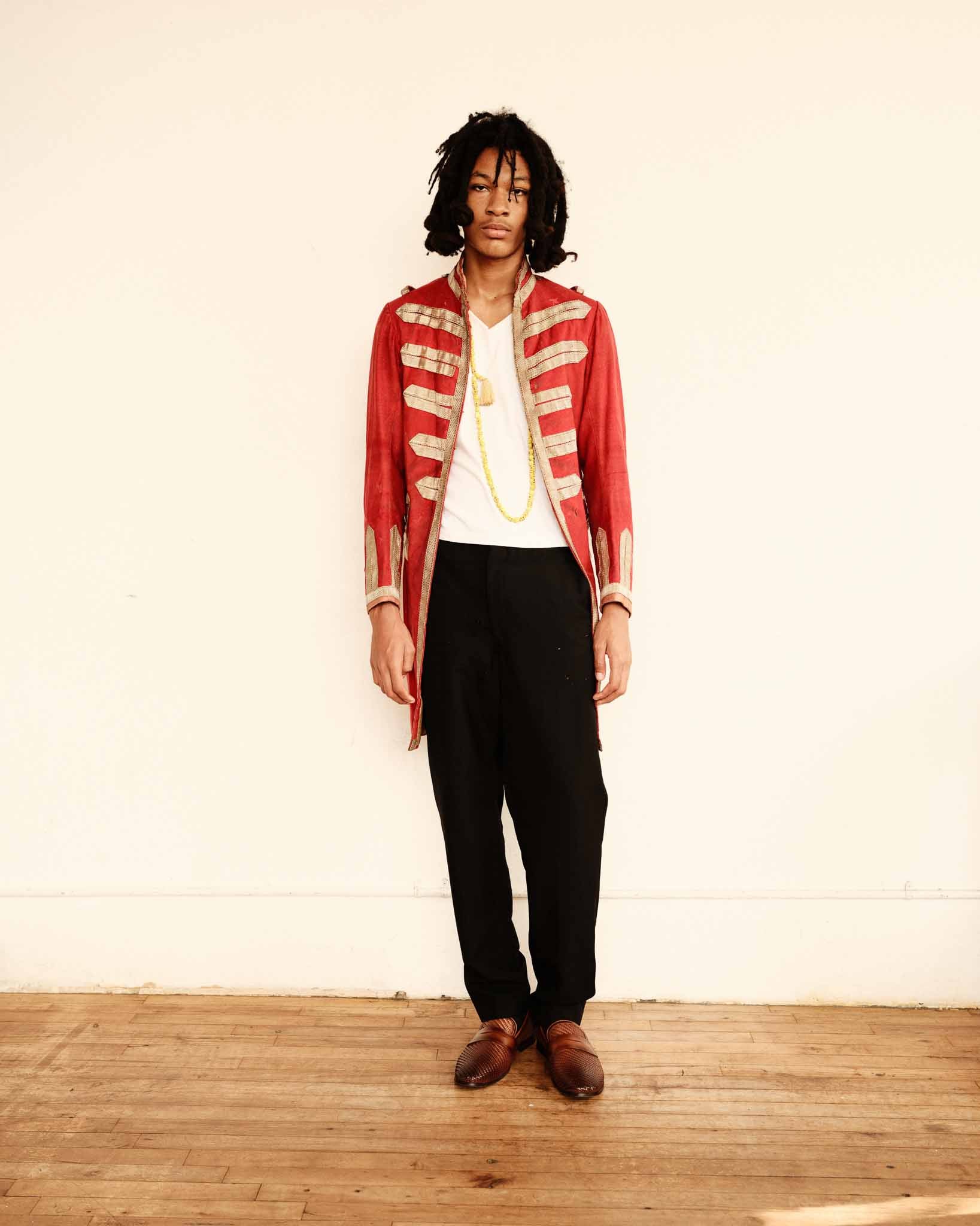 19th Century (1800s) Swiss Guard Church Uniform/Jacket with Sash - Deep Red - 38S