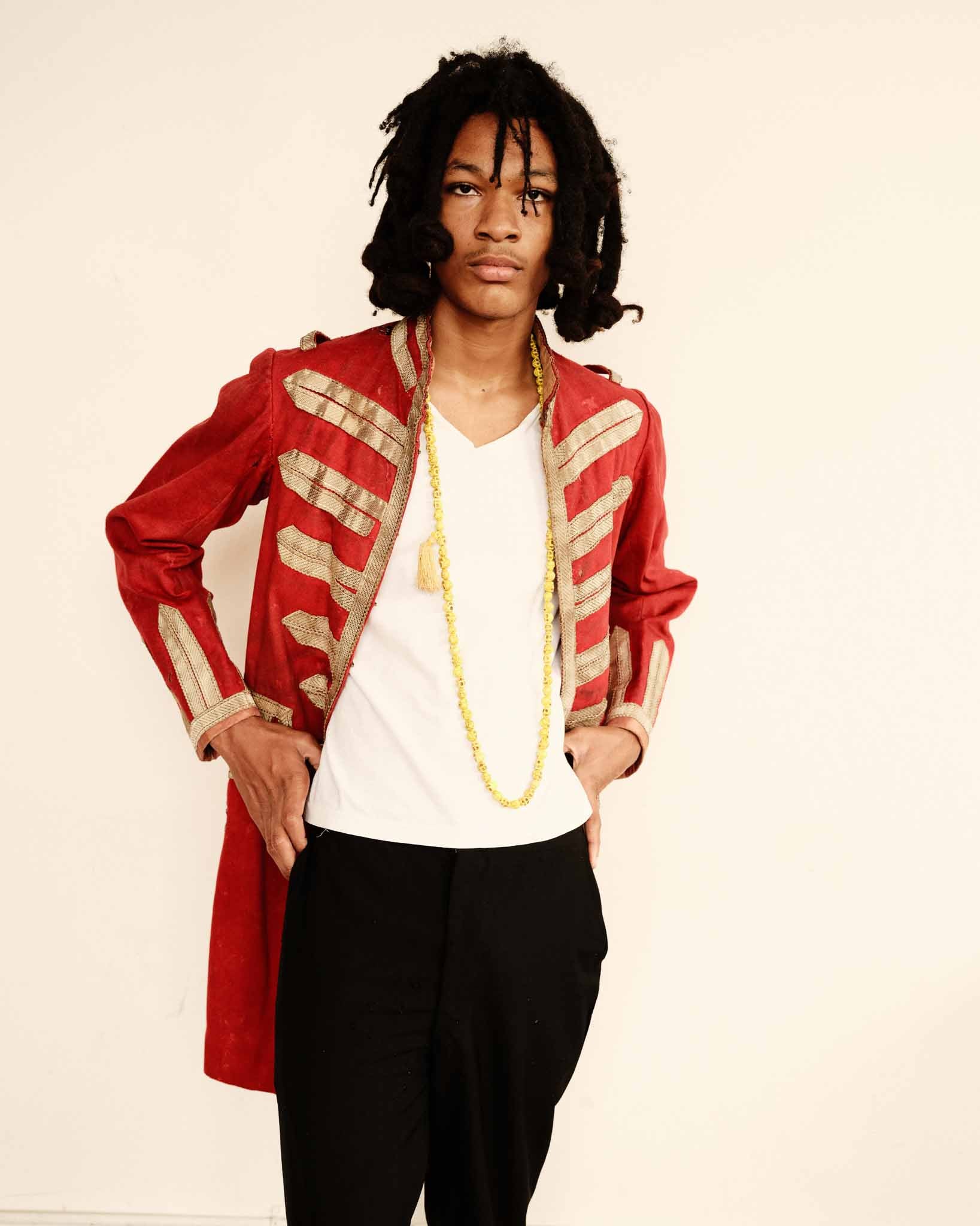 19th Century (1800s) Swiss Guard Church Uniform/Jacket with Sash - Deep Red - 38S