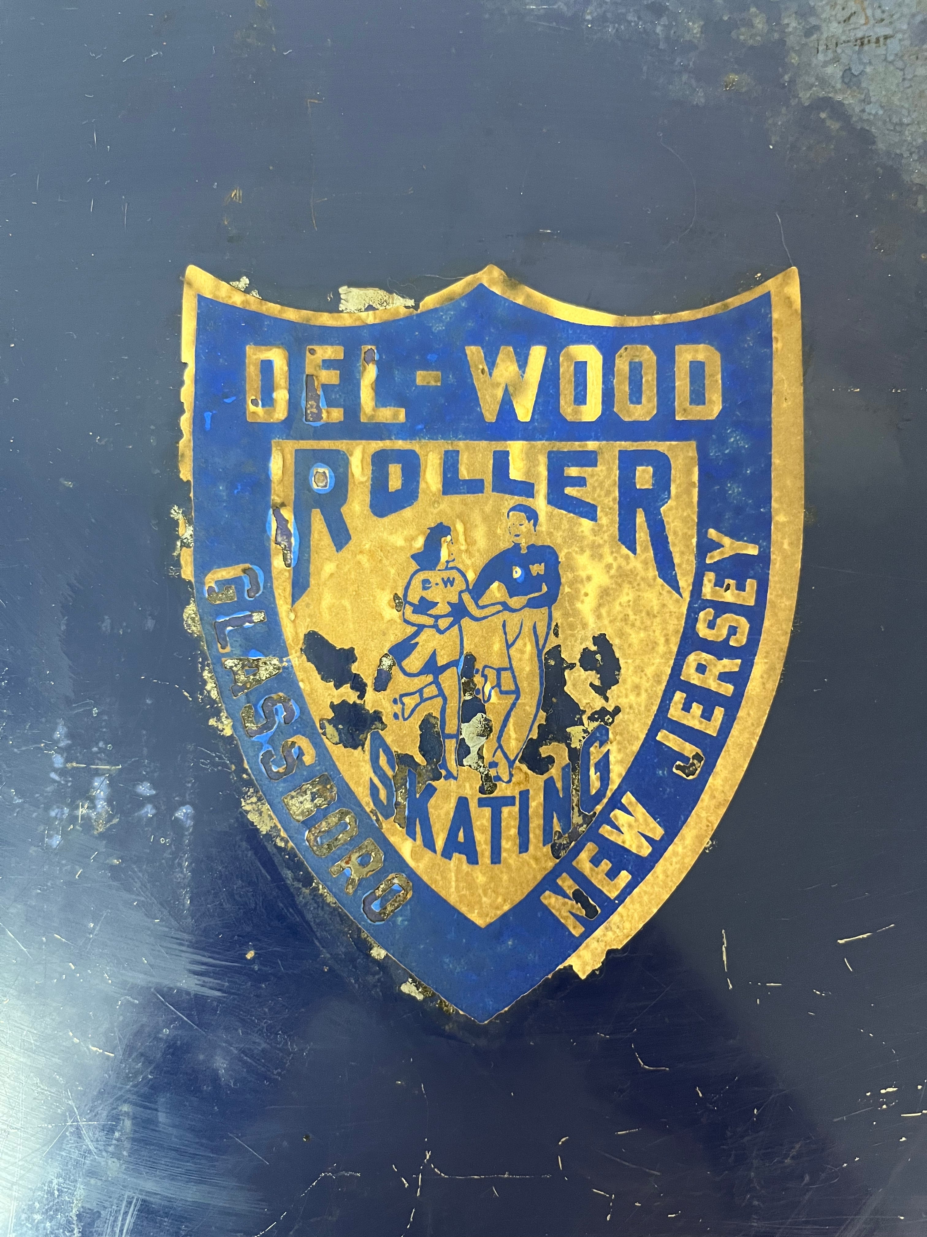 1950s Ocean City New Jersey Roller Derby Skates Case