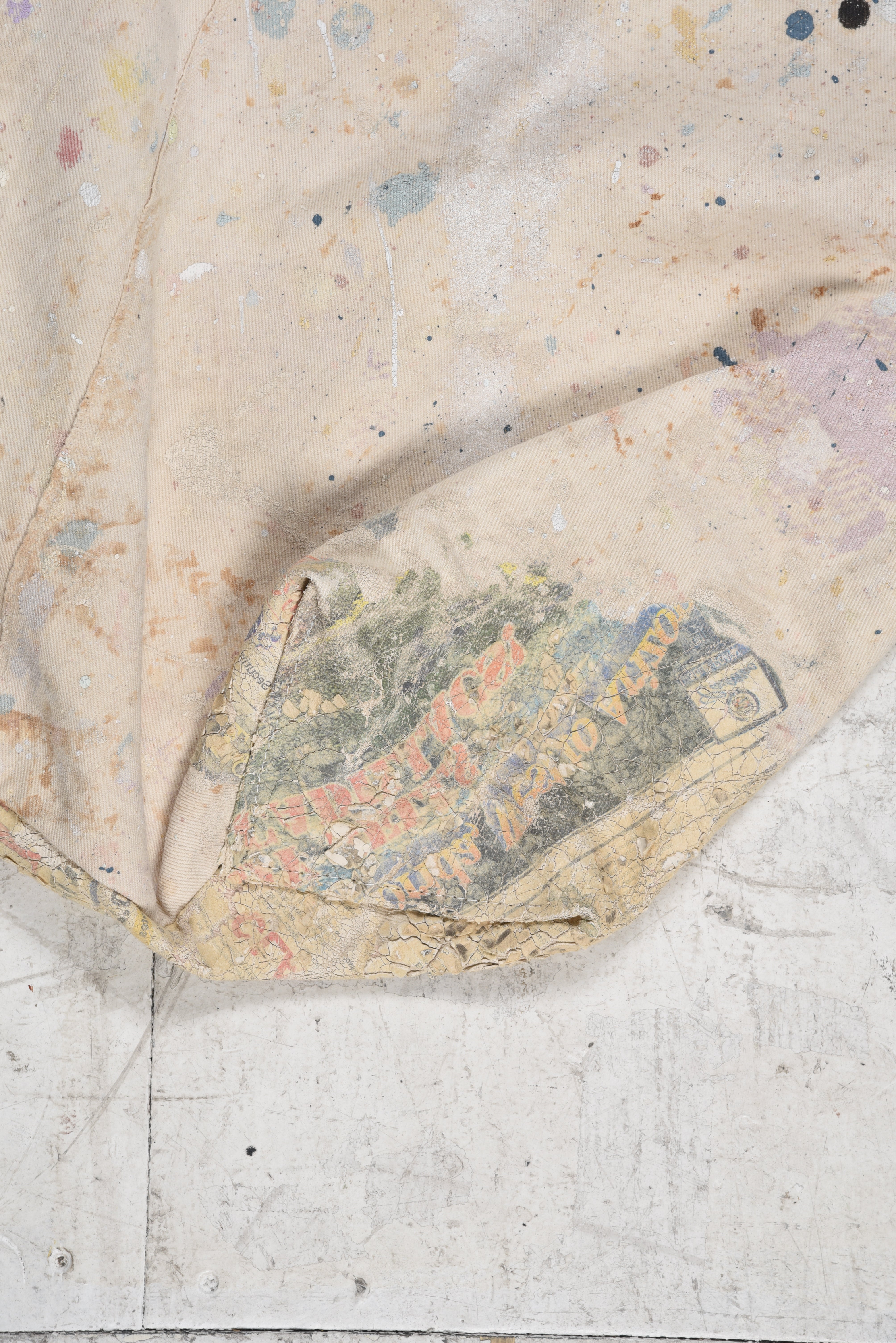 'Newsman' Drop Cloth Bag -- #5
