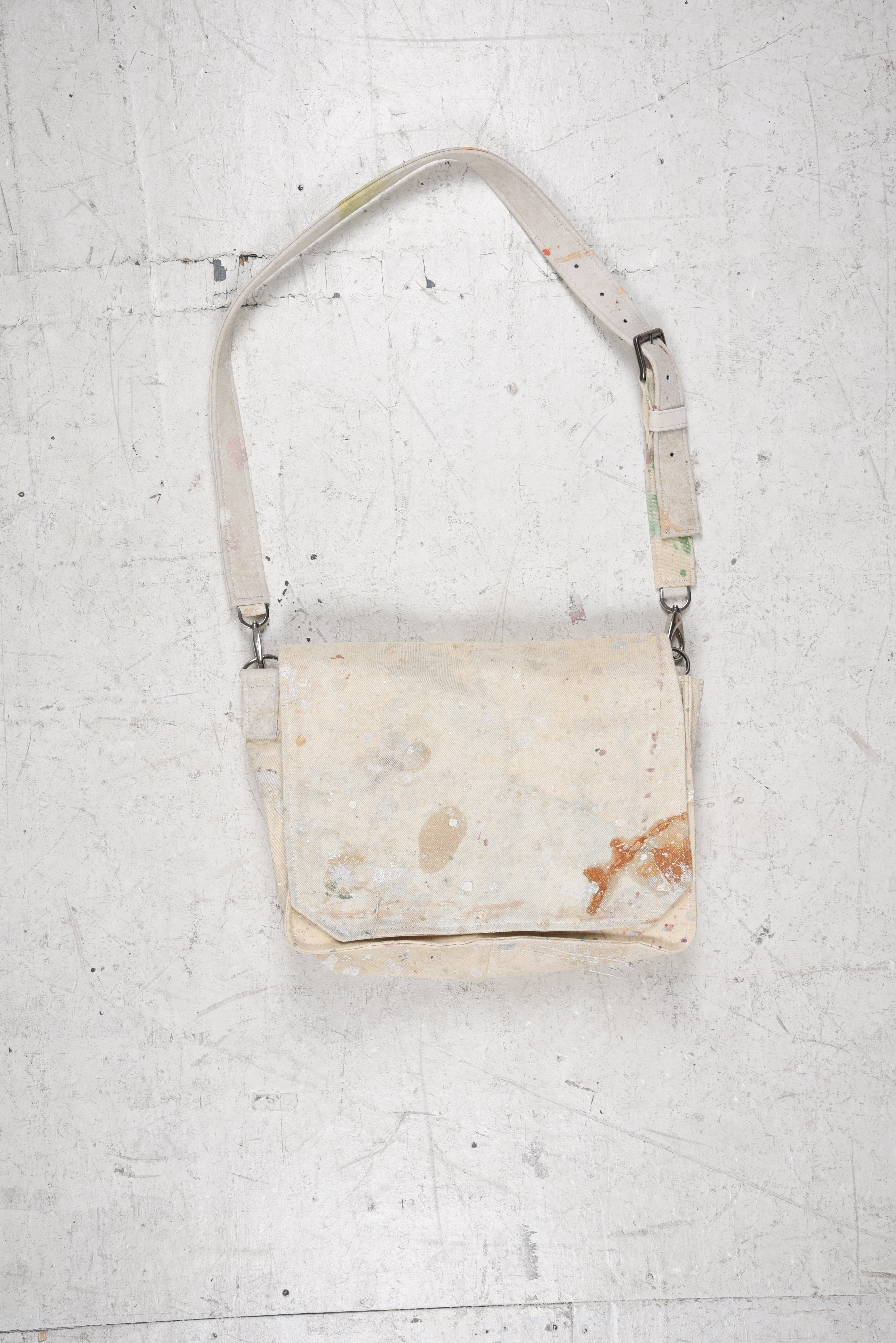 'Satchel' Drop Cloth Bag -- #13