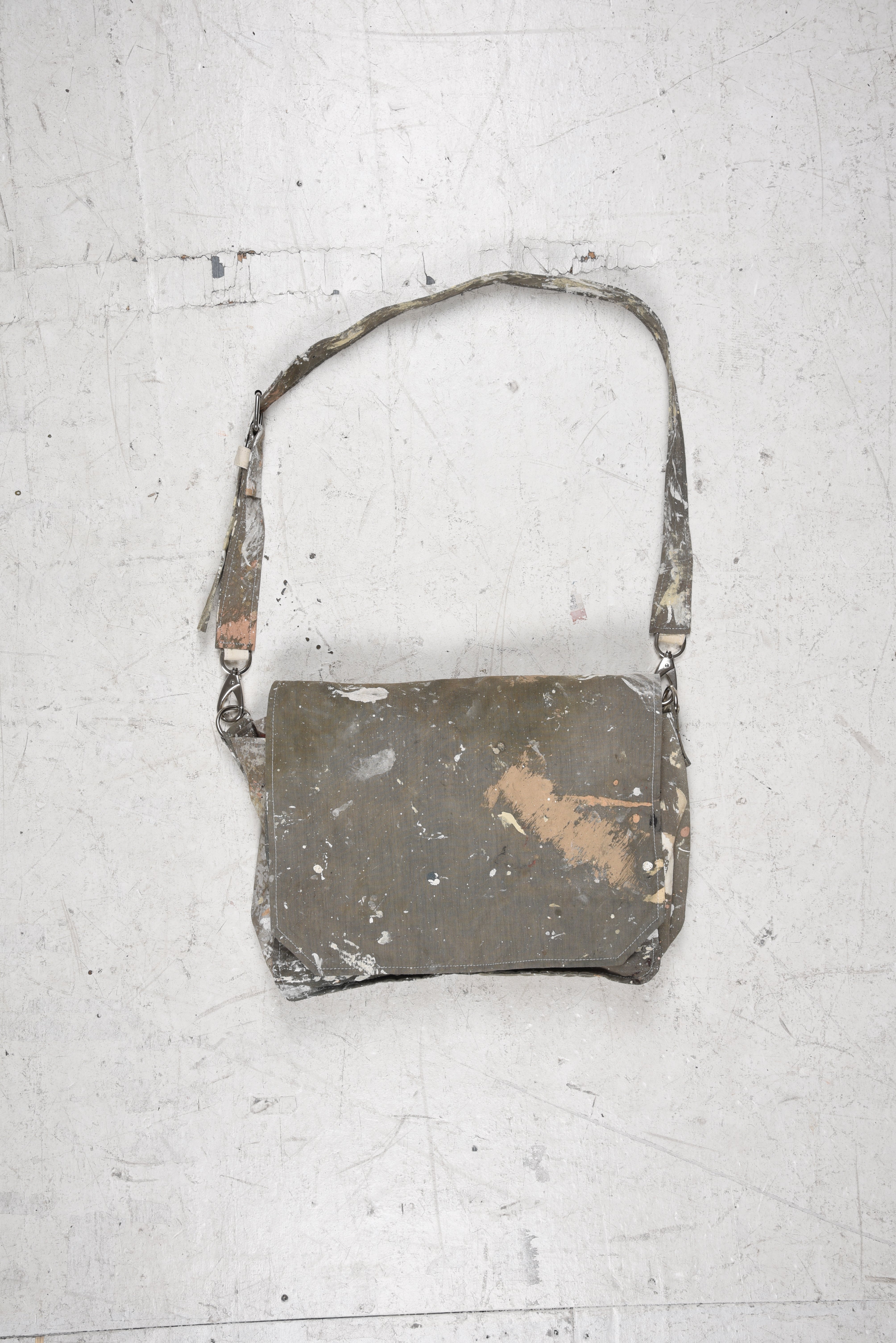 'Satchel' Drop Cloth Bag -- #17